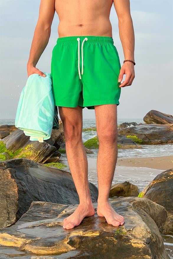 Basic Deniz Şortu Yeşil
