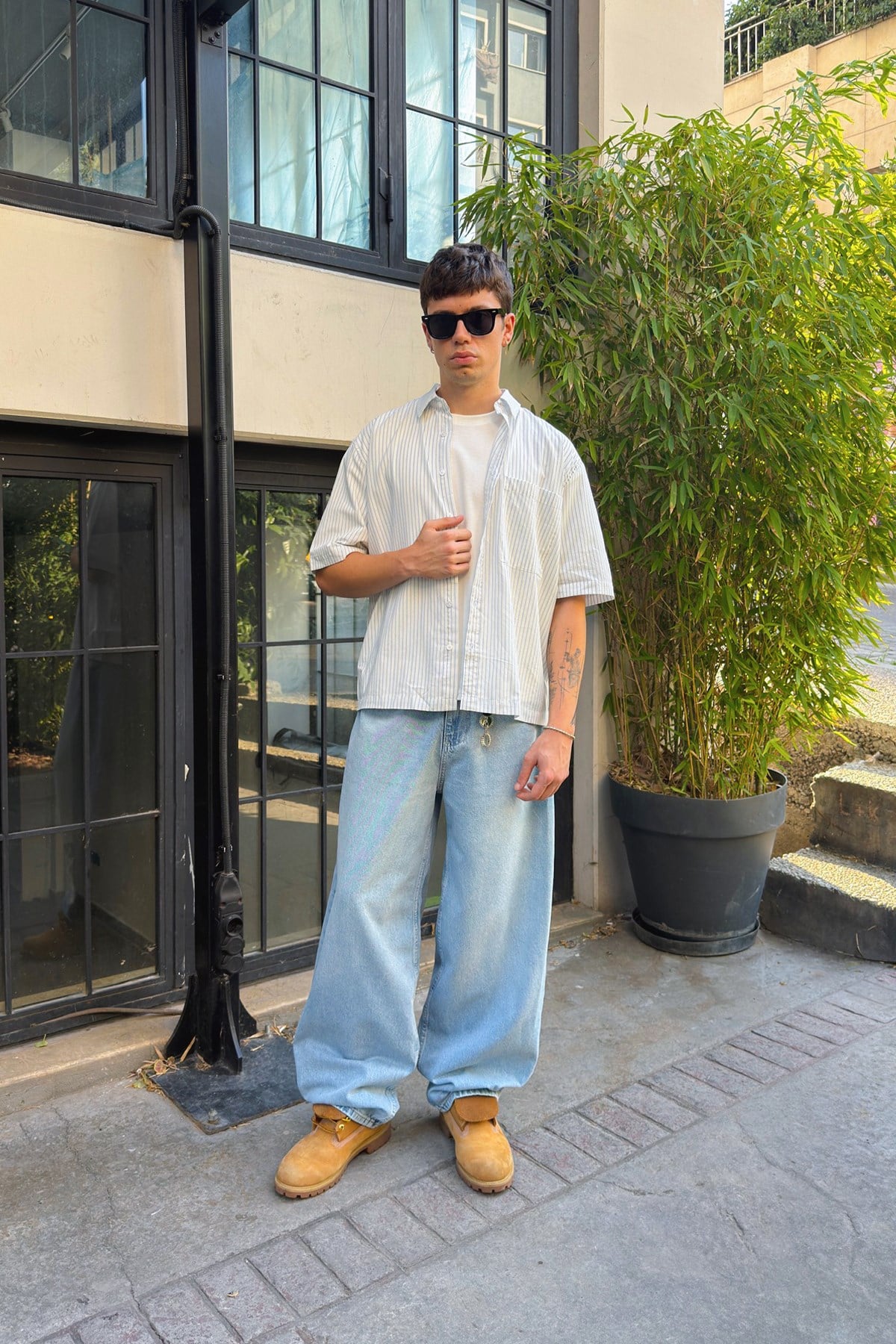 Bel Lastikli Baggy Jean