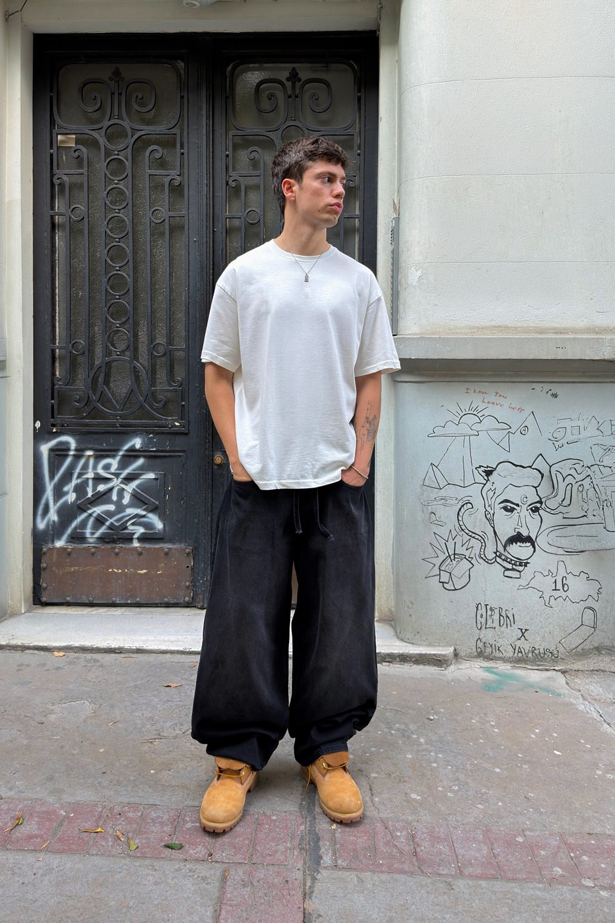 Bel Lastikli Baggy Jean