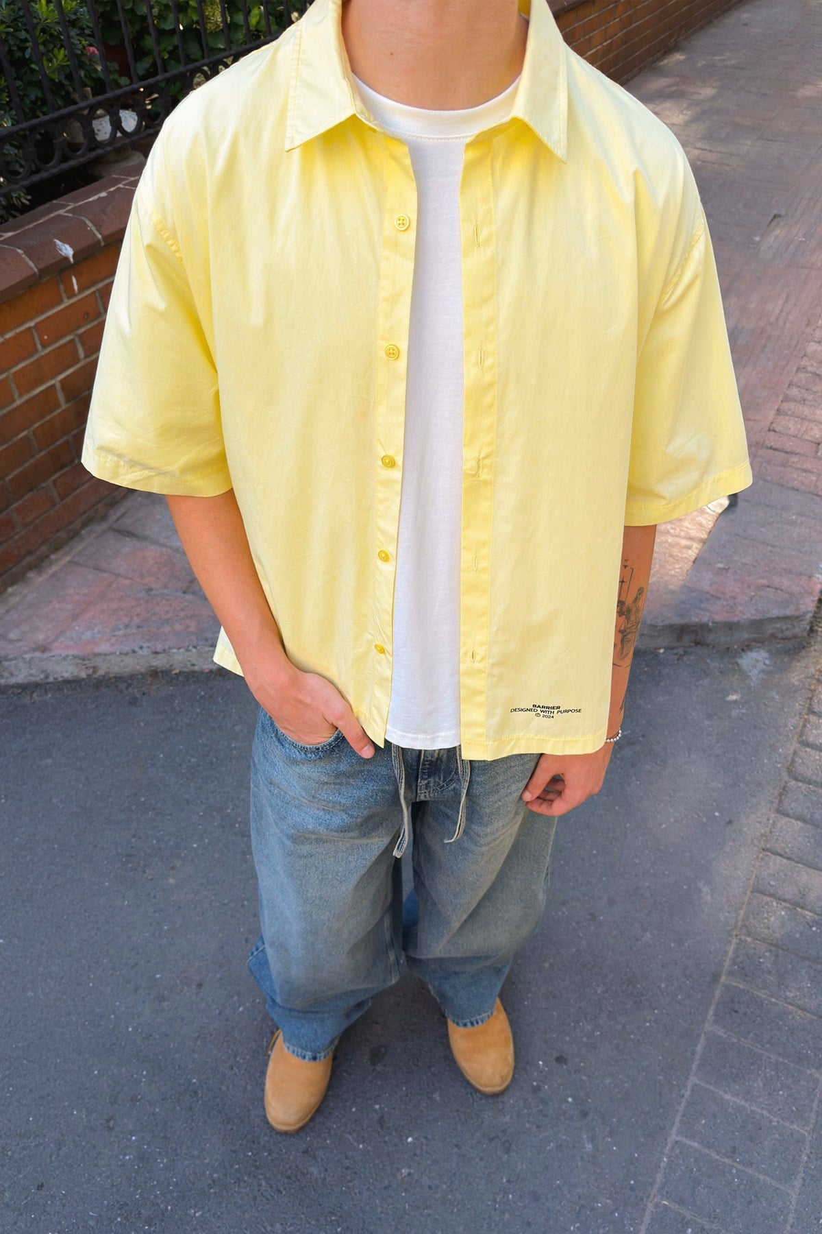 Bel Lastikli Baggy Jean