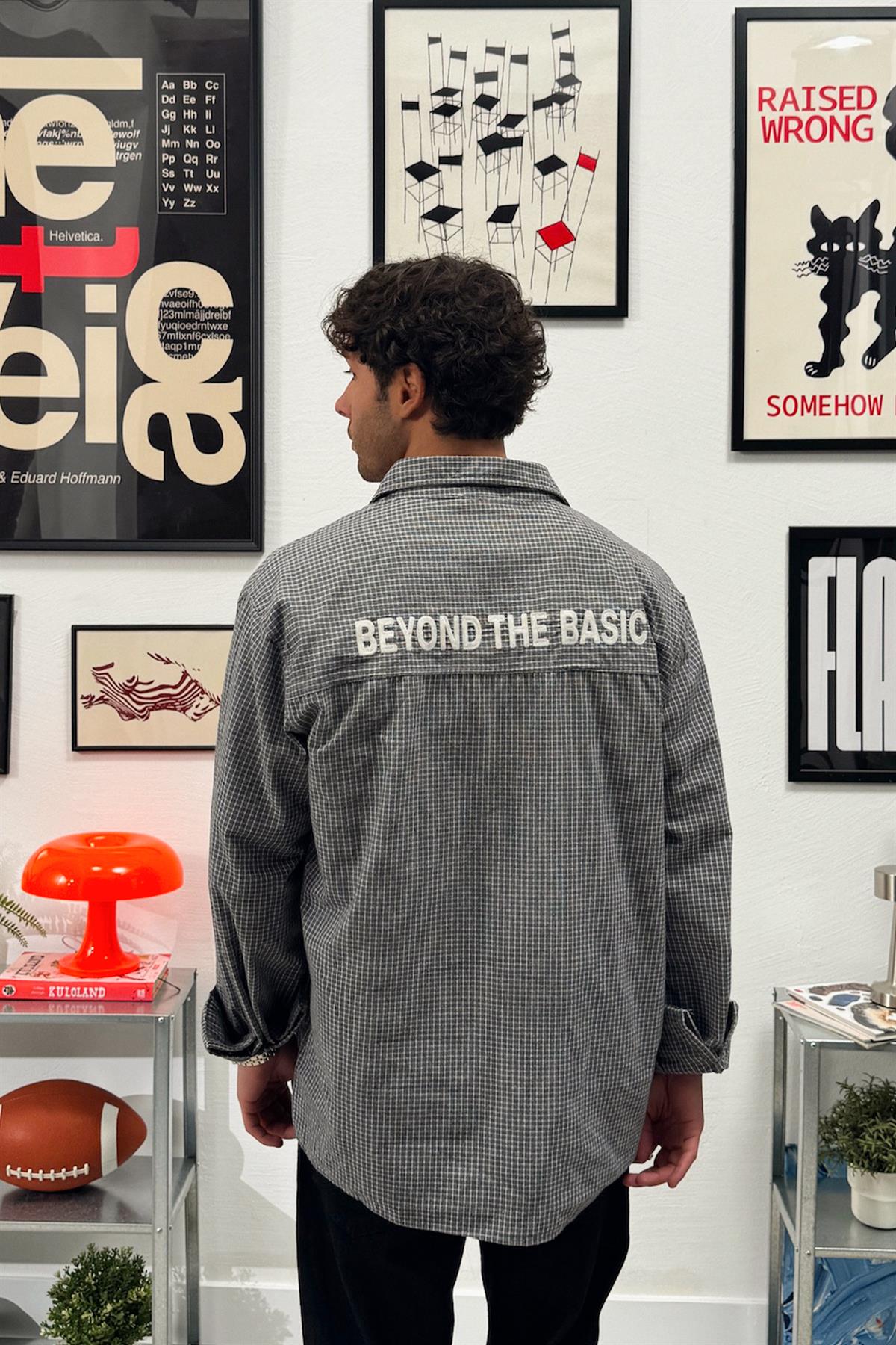 Beyond The Basic Nakışlı Kareli Gömlek