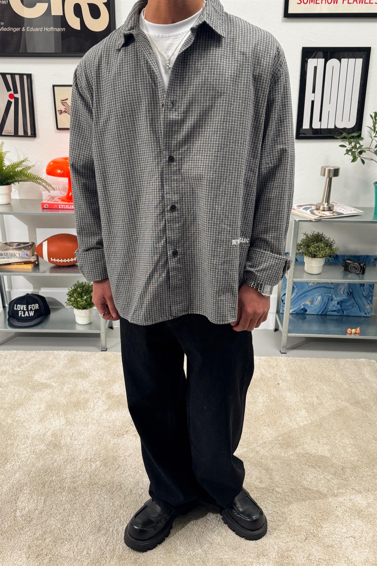 Beyond The Basic Nakışlı Kareli Gömlek