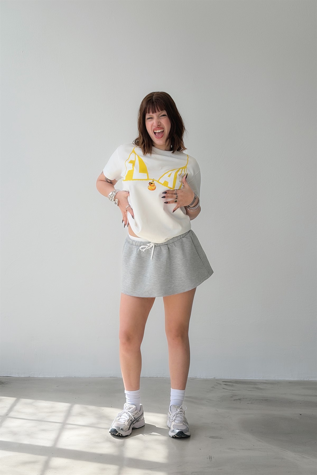 Bikini Baskılı Tişört