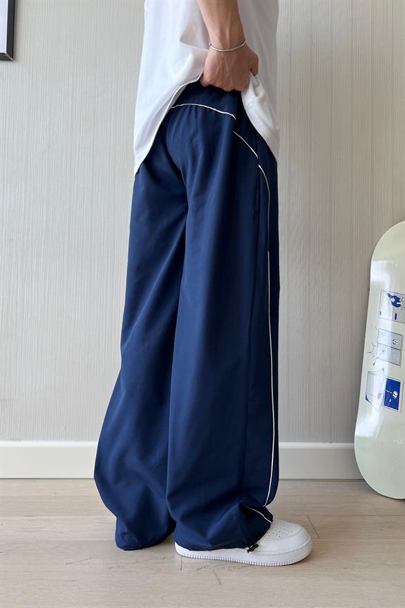 Biye Geçişli Lacivert Eşofman Altı