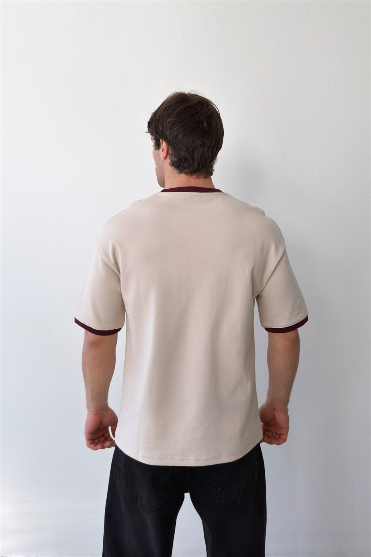 Biyeli Always Grateful Nakışlı Tişört