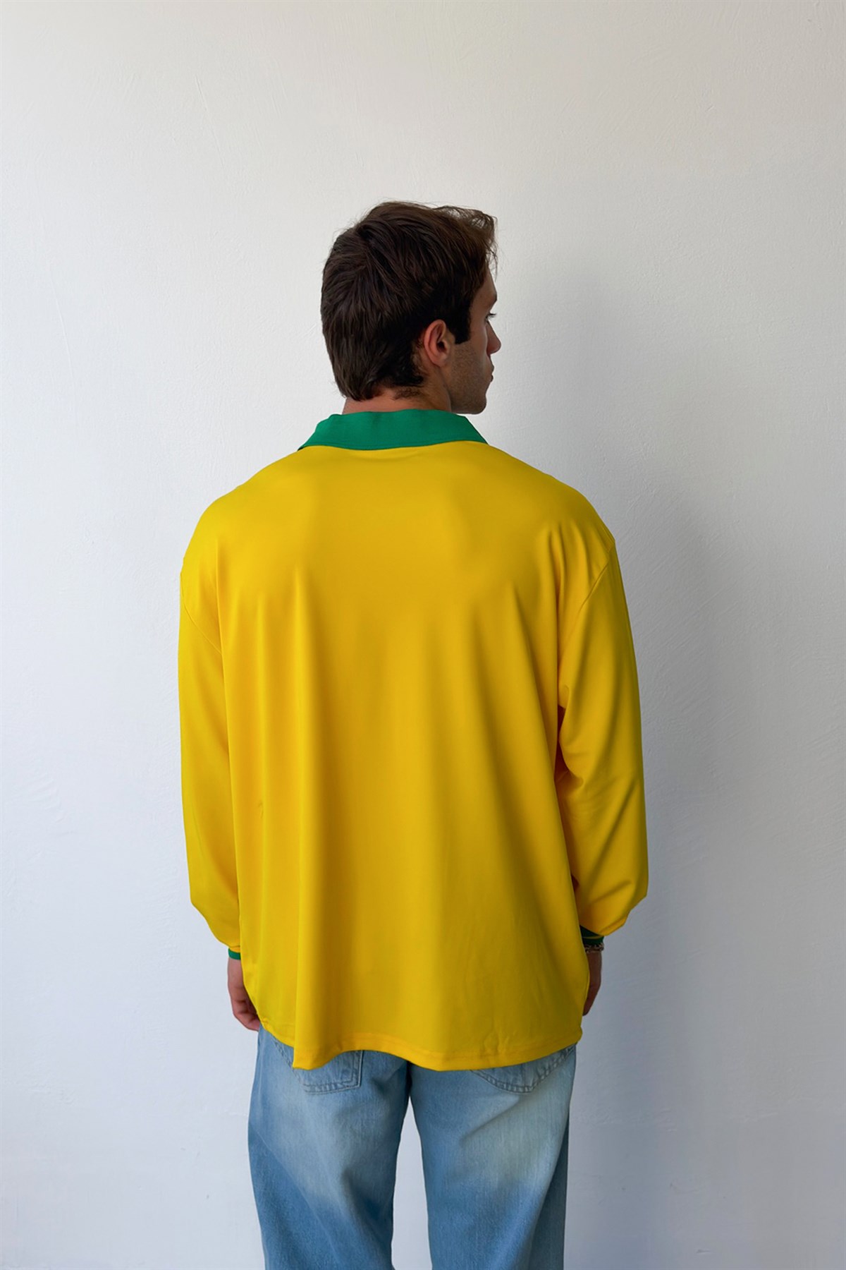 Brazil Logo Premium Oversize Uzun Kol Forma