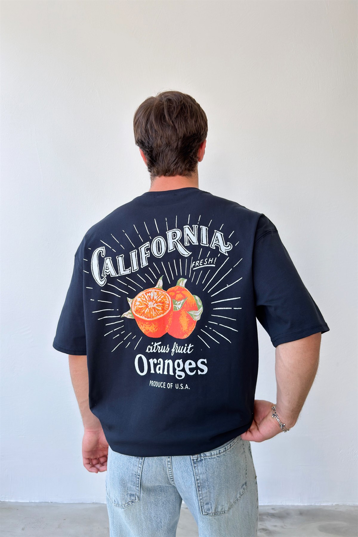 California Oranges Sırt Baskılı Tişört