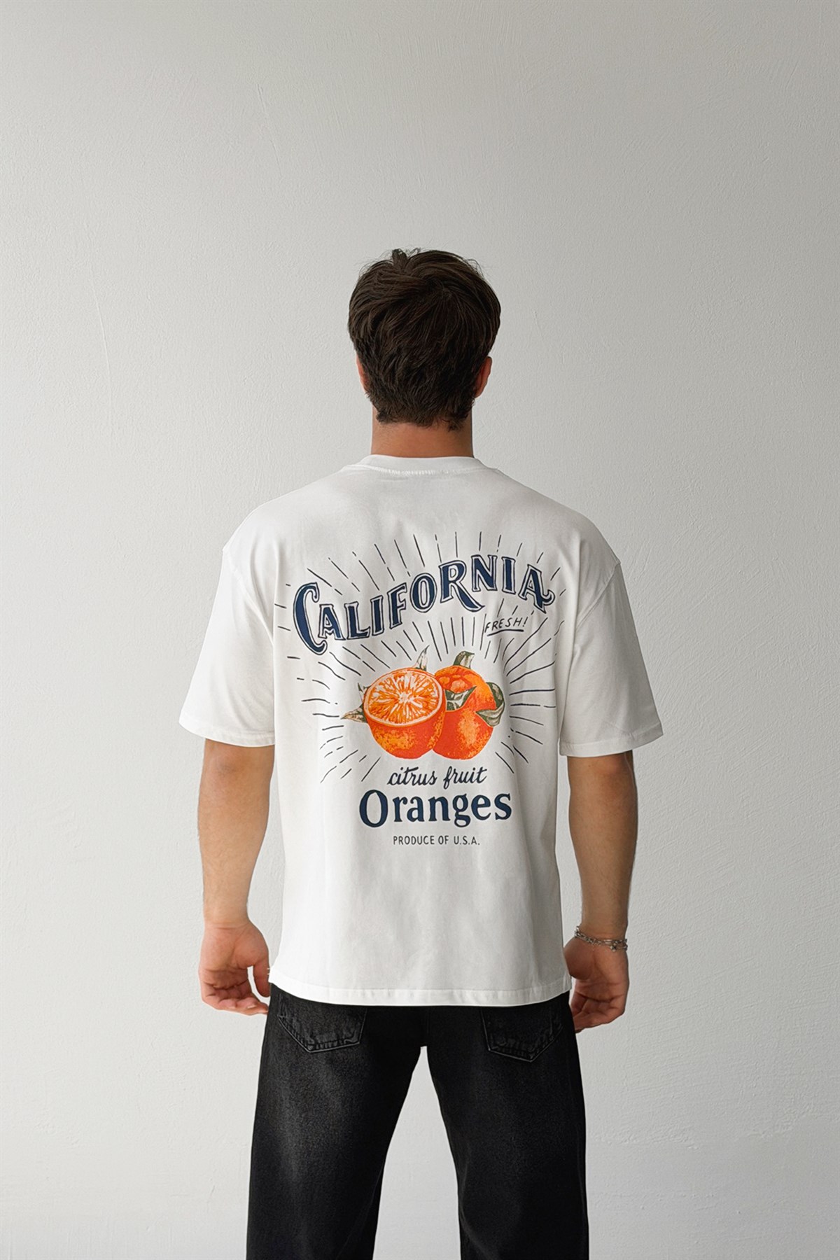 California Oranges Sırt Baskılı Tişört