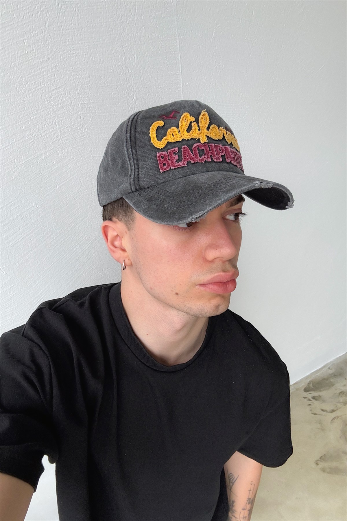 Califronia Nakışlı Şapka