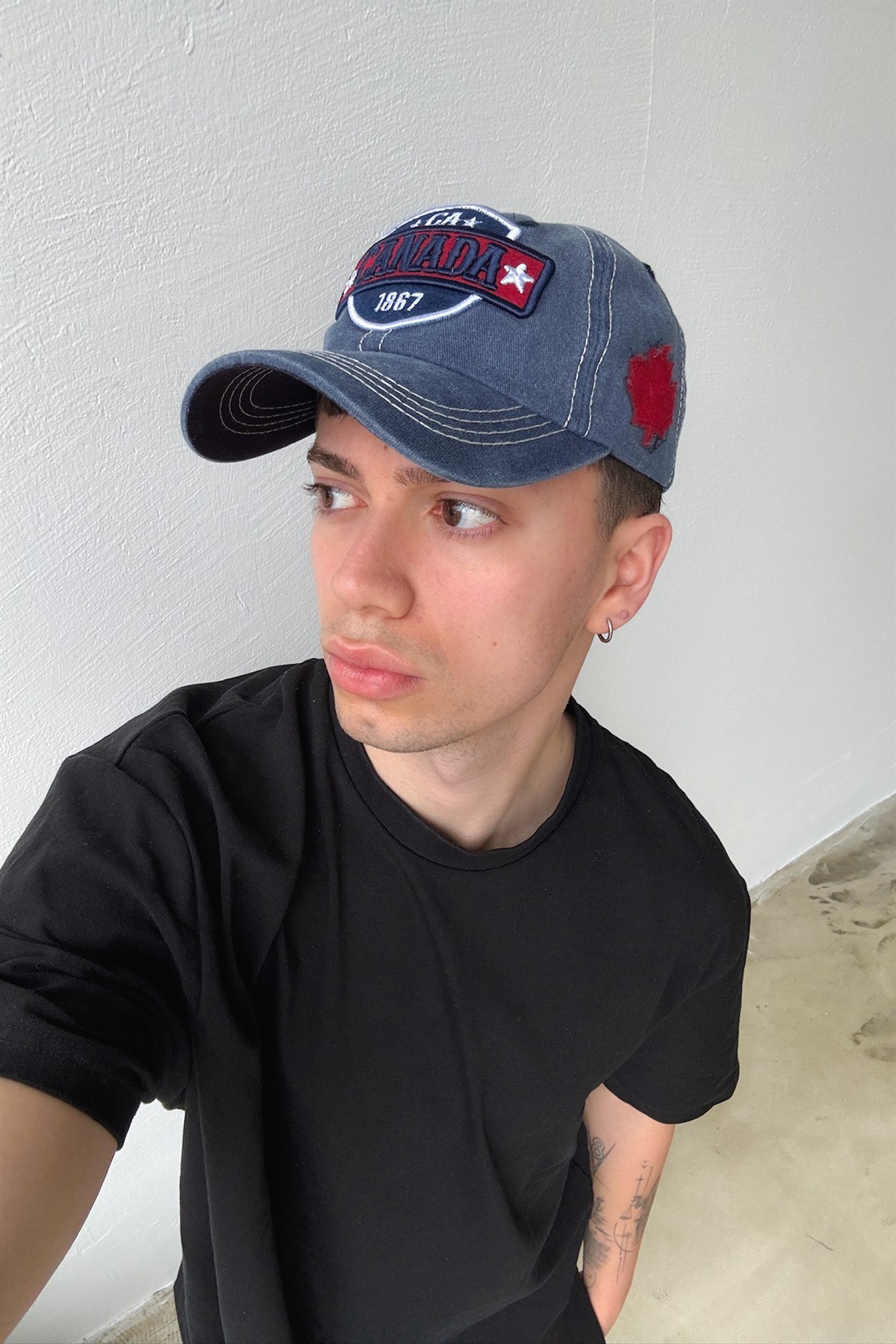 Canada Nakışlı Şapka