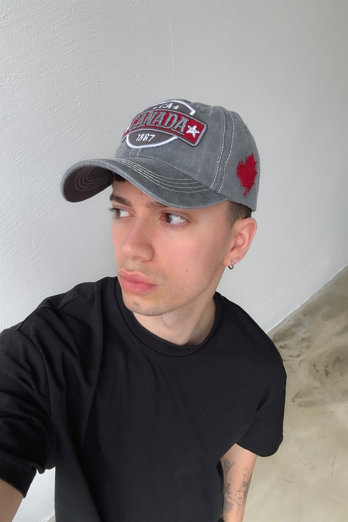Canada Nakışlı Şapka