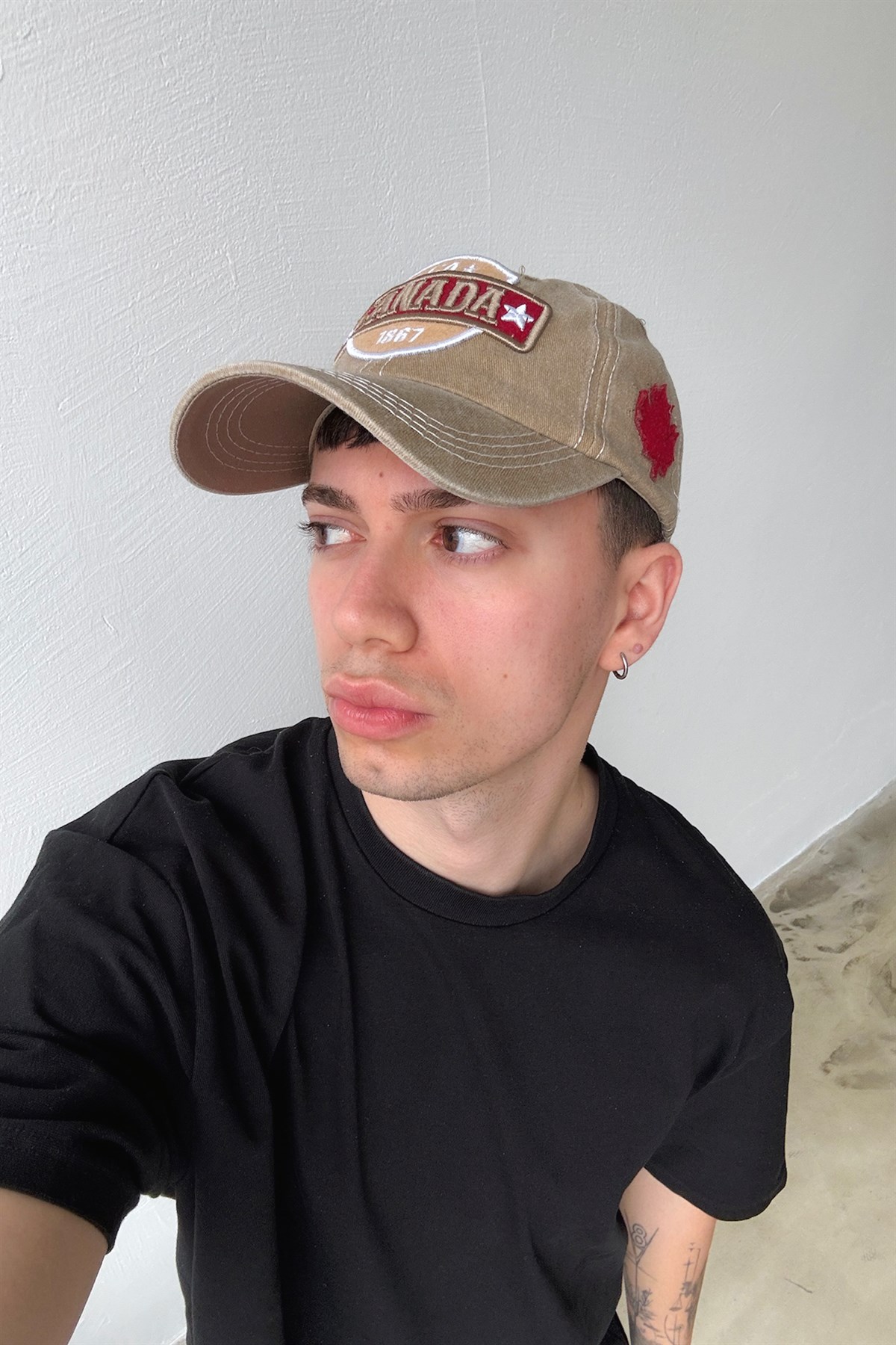 Canada Nakışlı Şapka