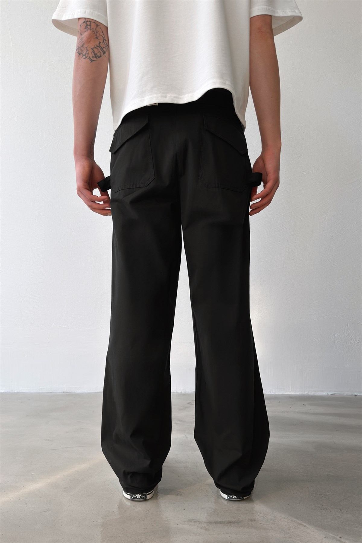Casual Regular Fit Paraşüt Kumaş Pantolon