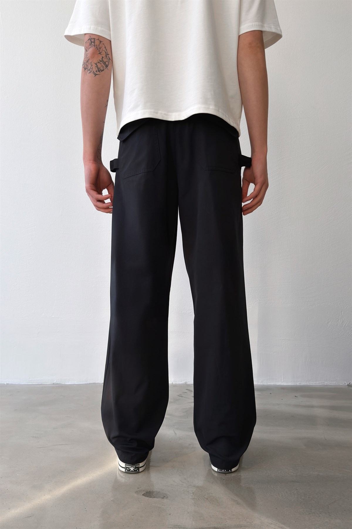 Casual Regular Fit Paraşüt Kumaş Pantolon