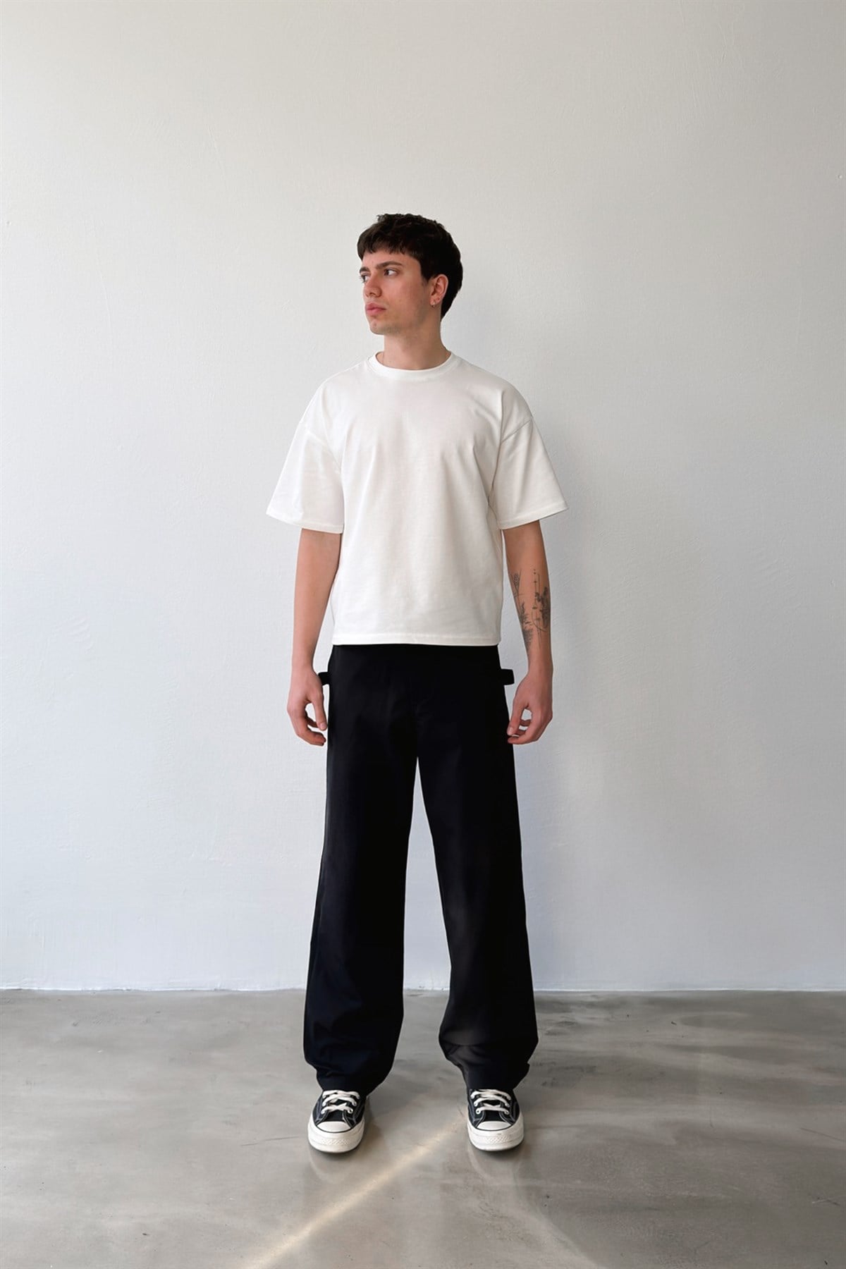 Casual Regular Fit Paraşüt Kumaş Pantolon
