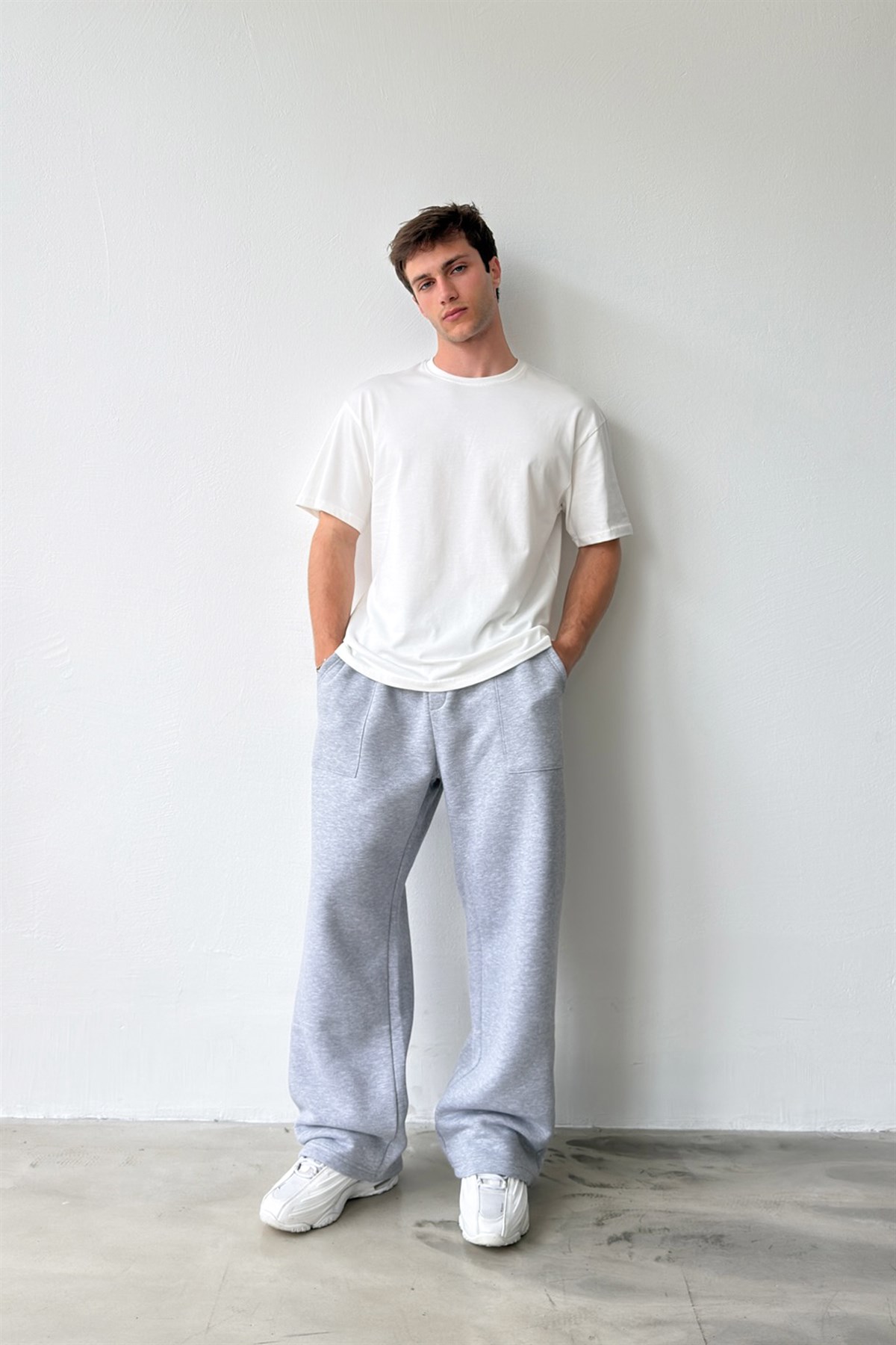 Cep Dikiş Detaylı Baggy Eşofman