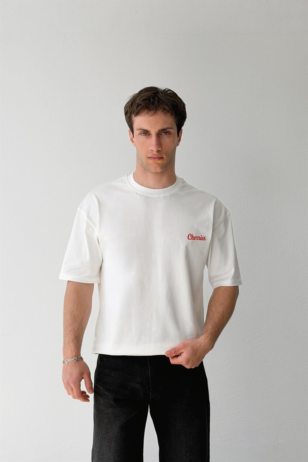 Cherry Baskılı Tişört