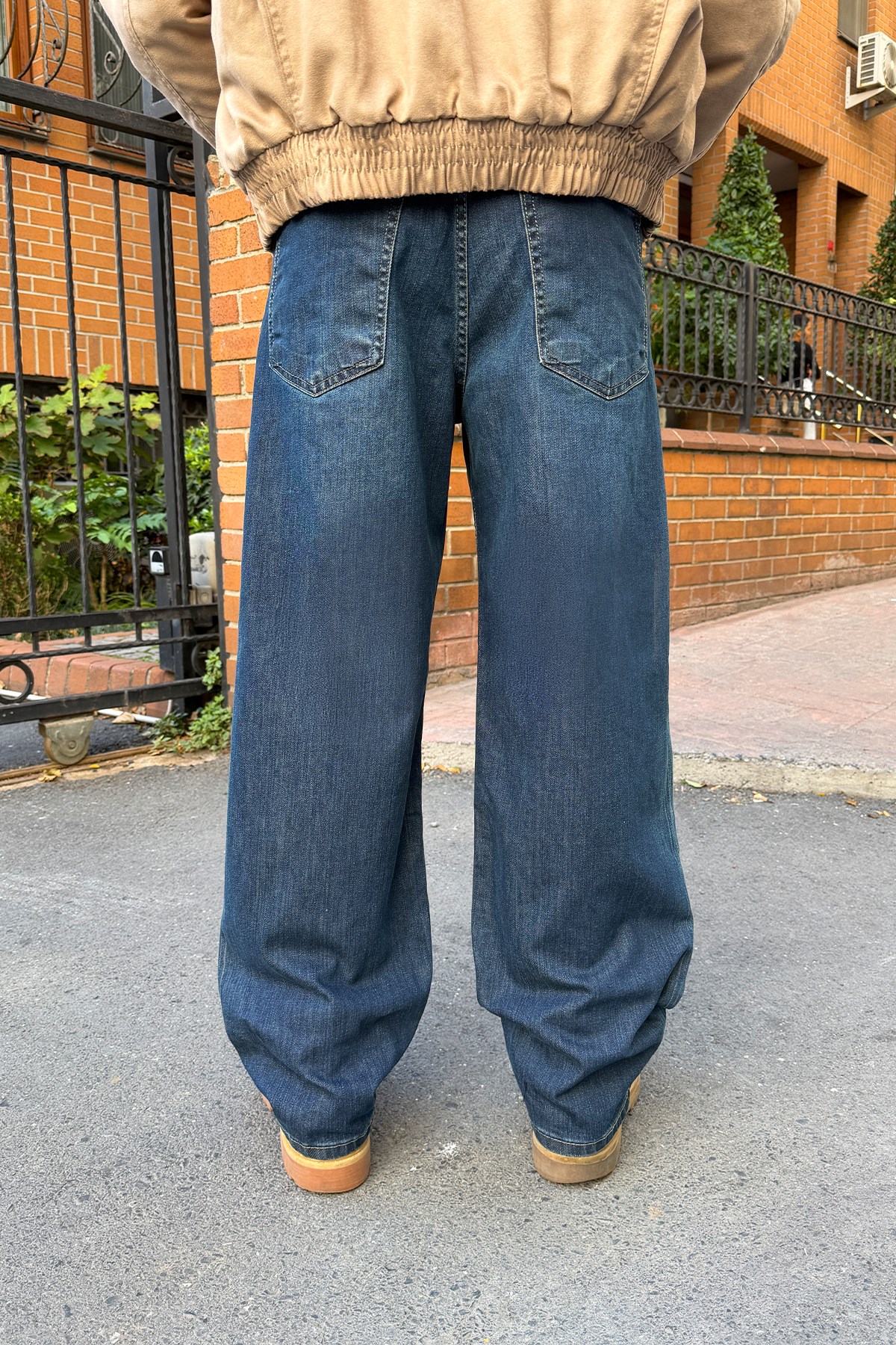 Gravel Dirty Indigo Baggy Fit Jeans