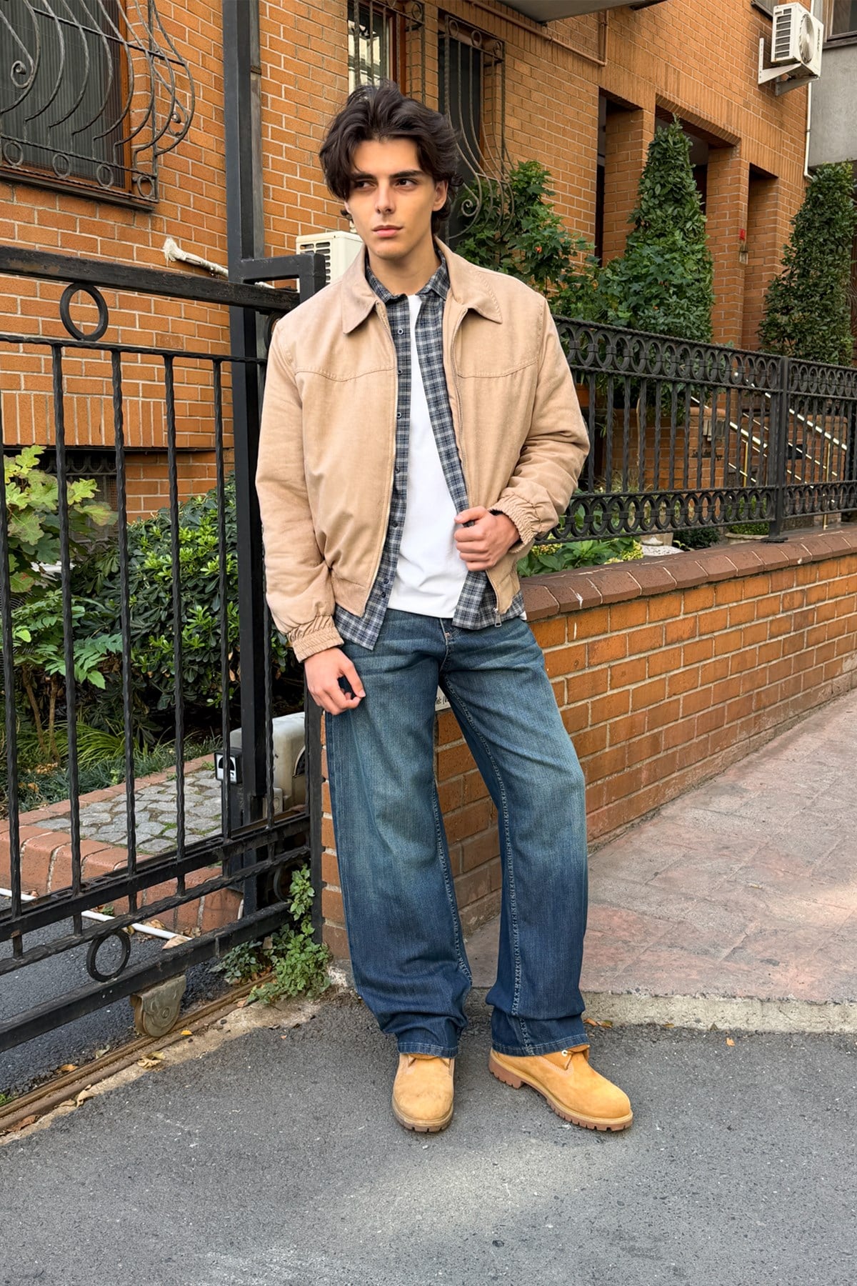 Gravel Dirty Indigo Baggy Fit Jeans