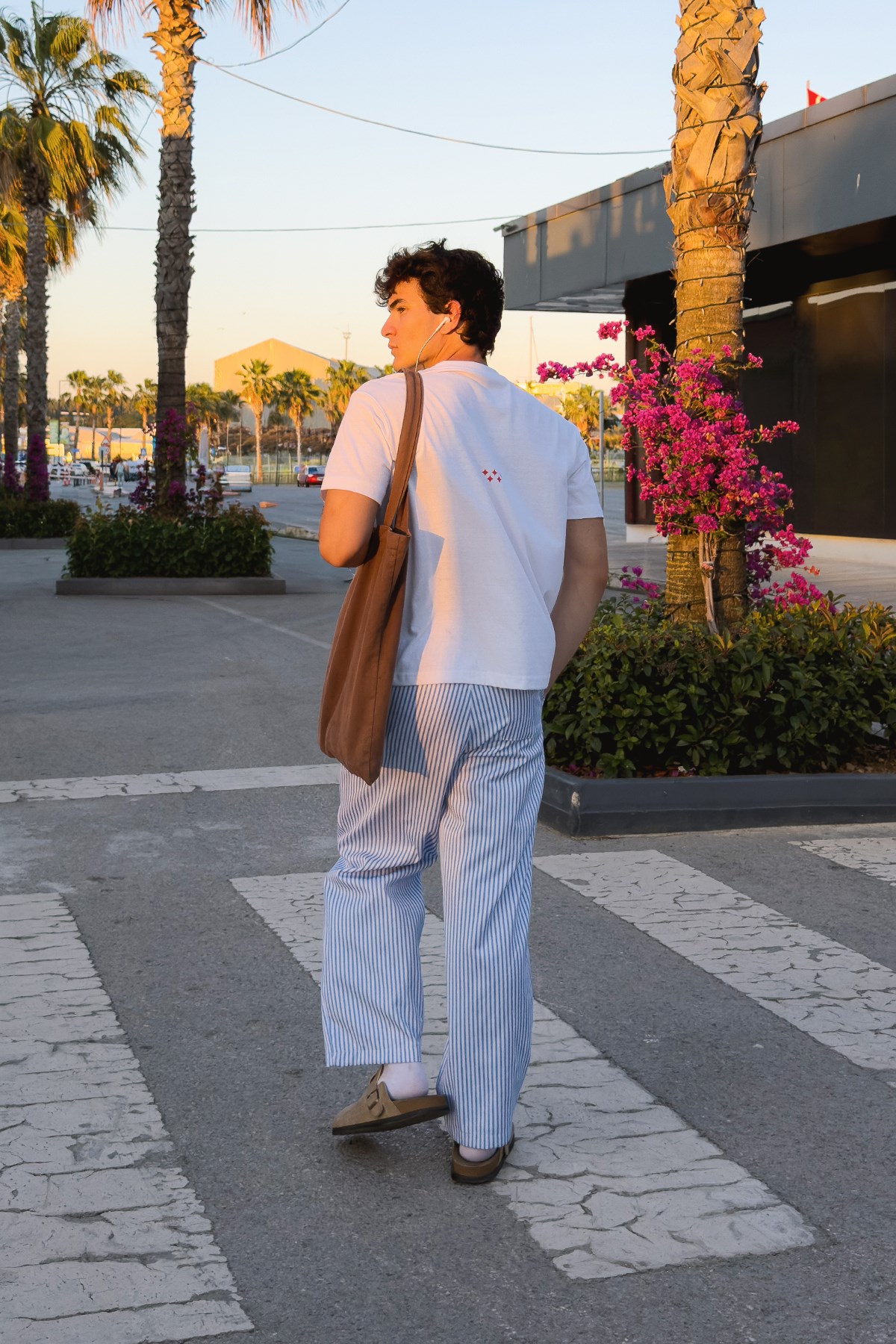 Çizgili Pijama Pantolon