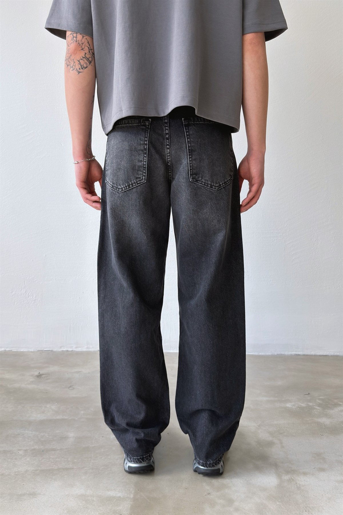 Çizgili Regular Jean