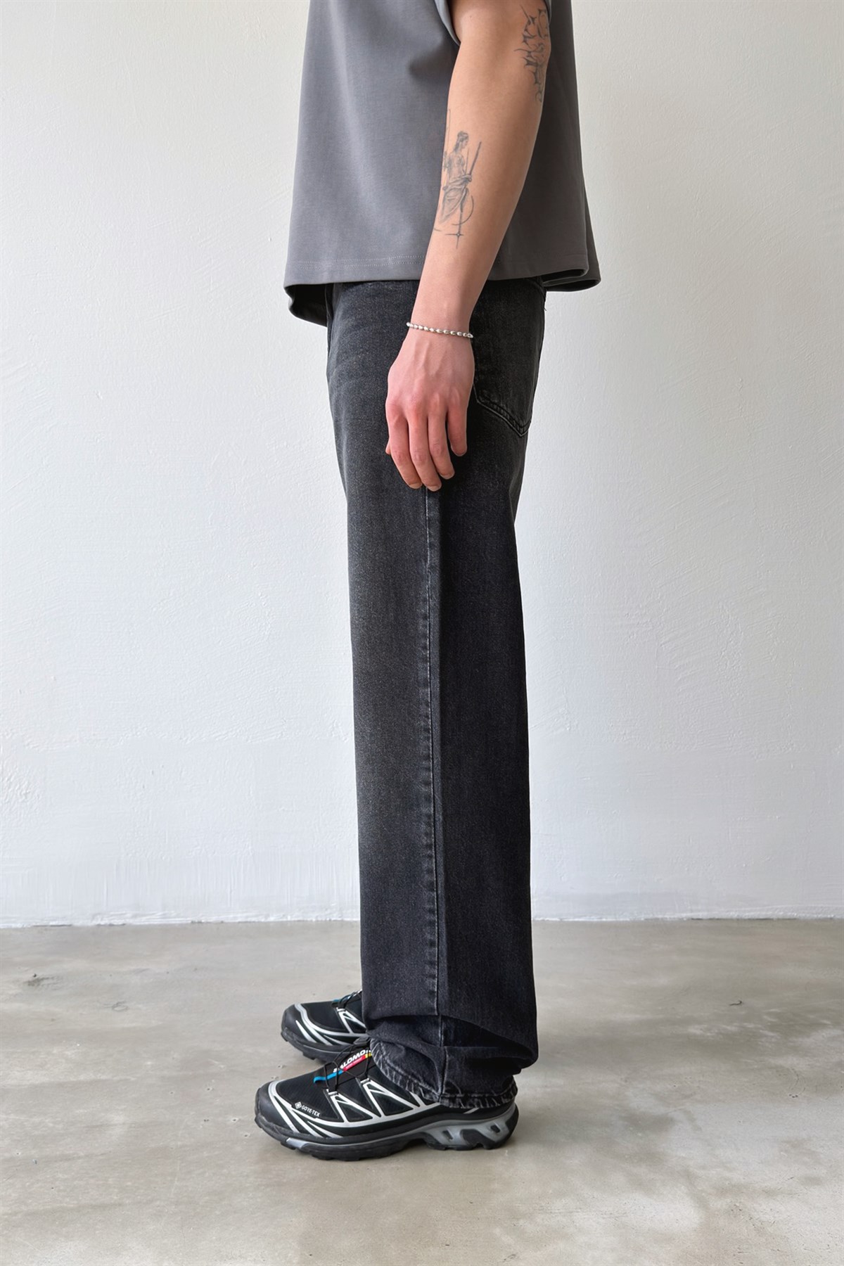 Çizgili Regular Jean