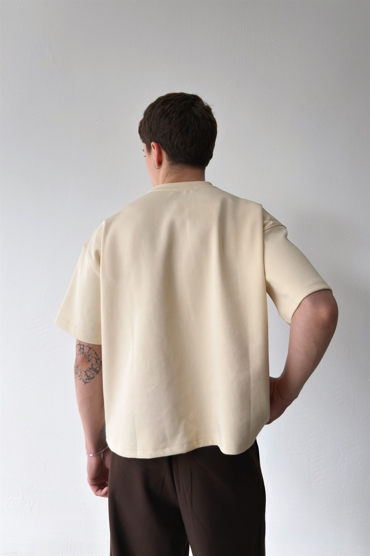 Created To Match Nakışlı Crop Tişört