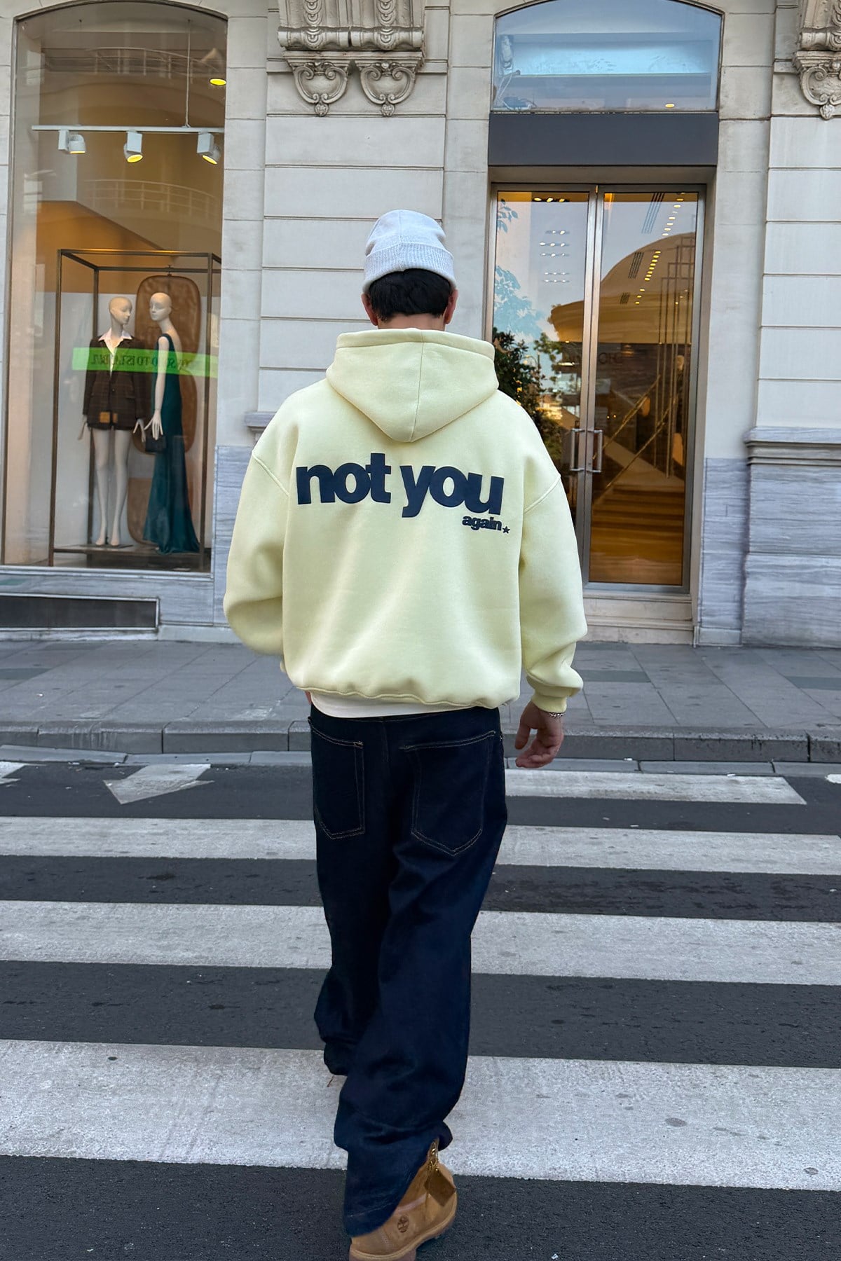 Deadpan Butter Yellow Hoodie
