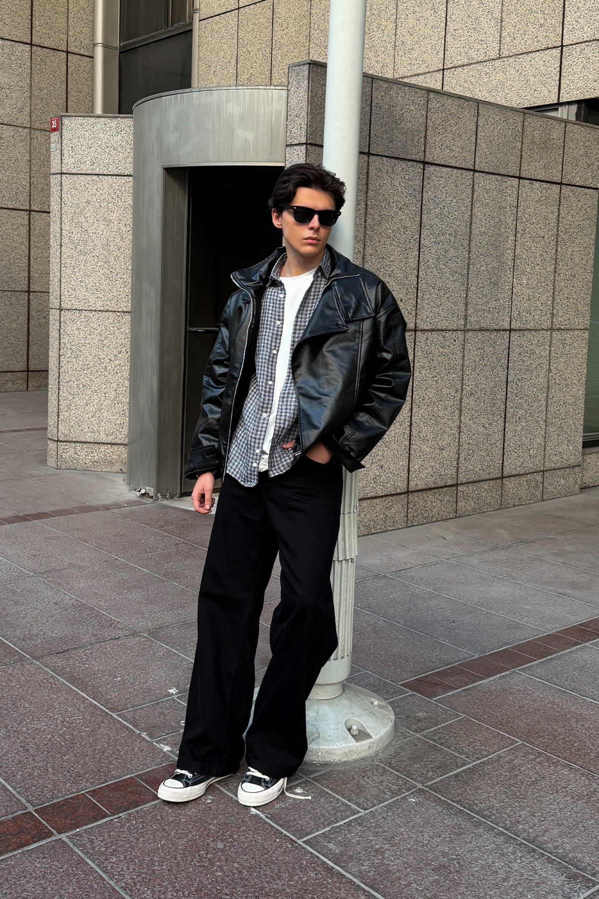 Rider Leather Black Jacket