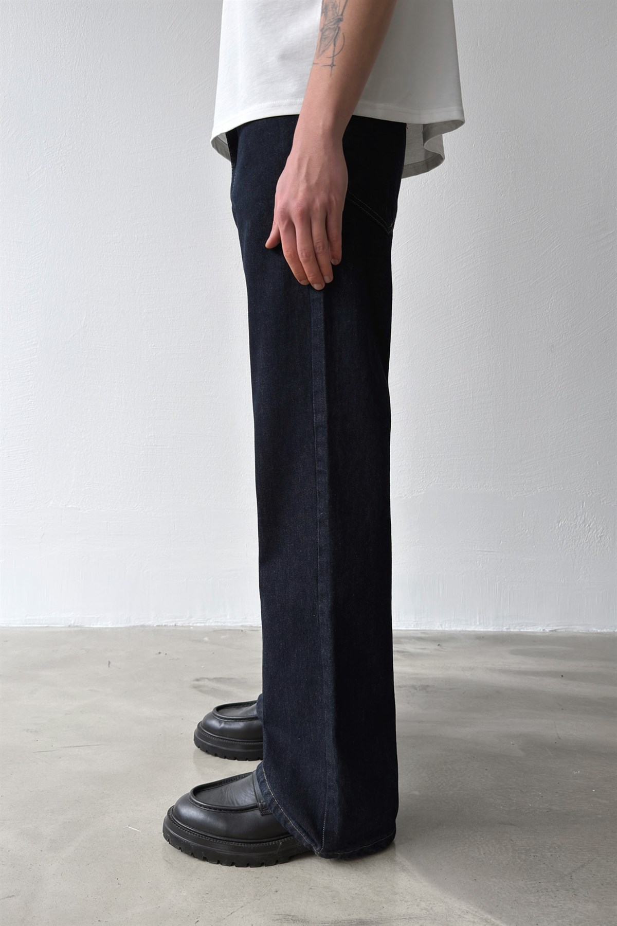 Raw Denim Flare Fit Jean