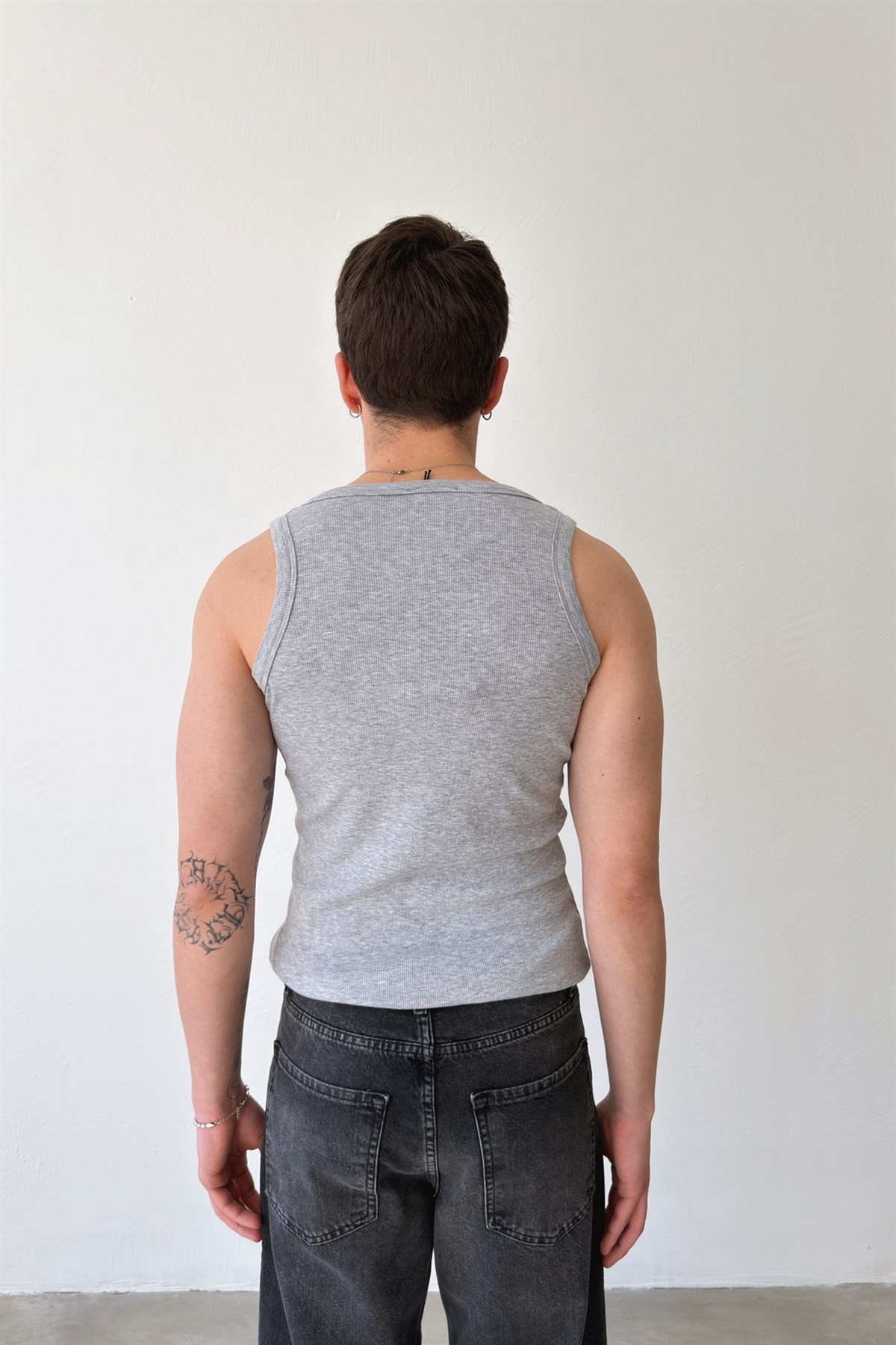 Düğmeli Fitilli Atlet