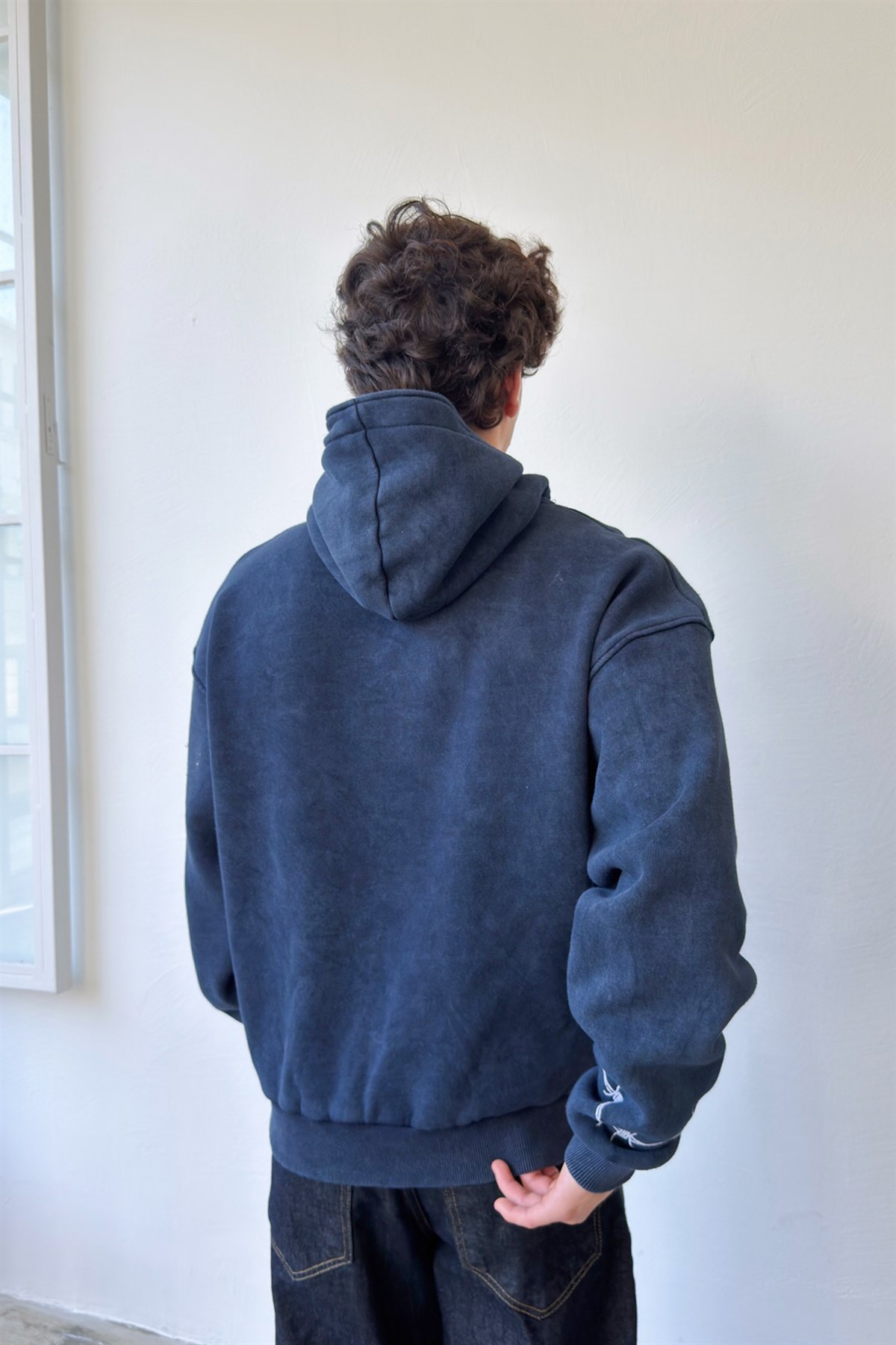 Endy Dad Nakışlı Hoodie