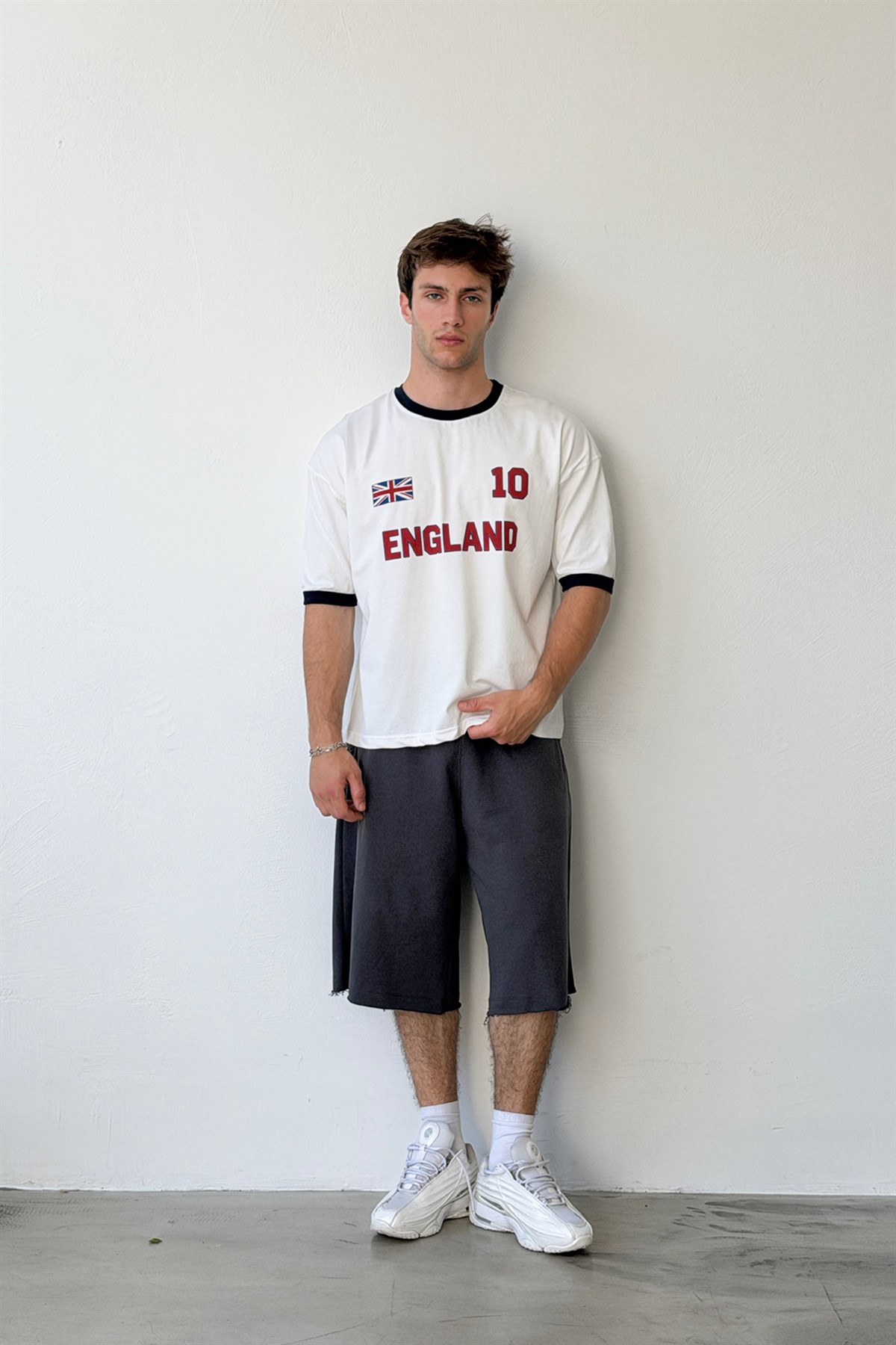 England 10 Baskılı Tişört
