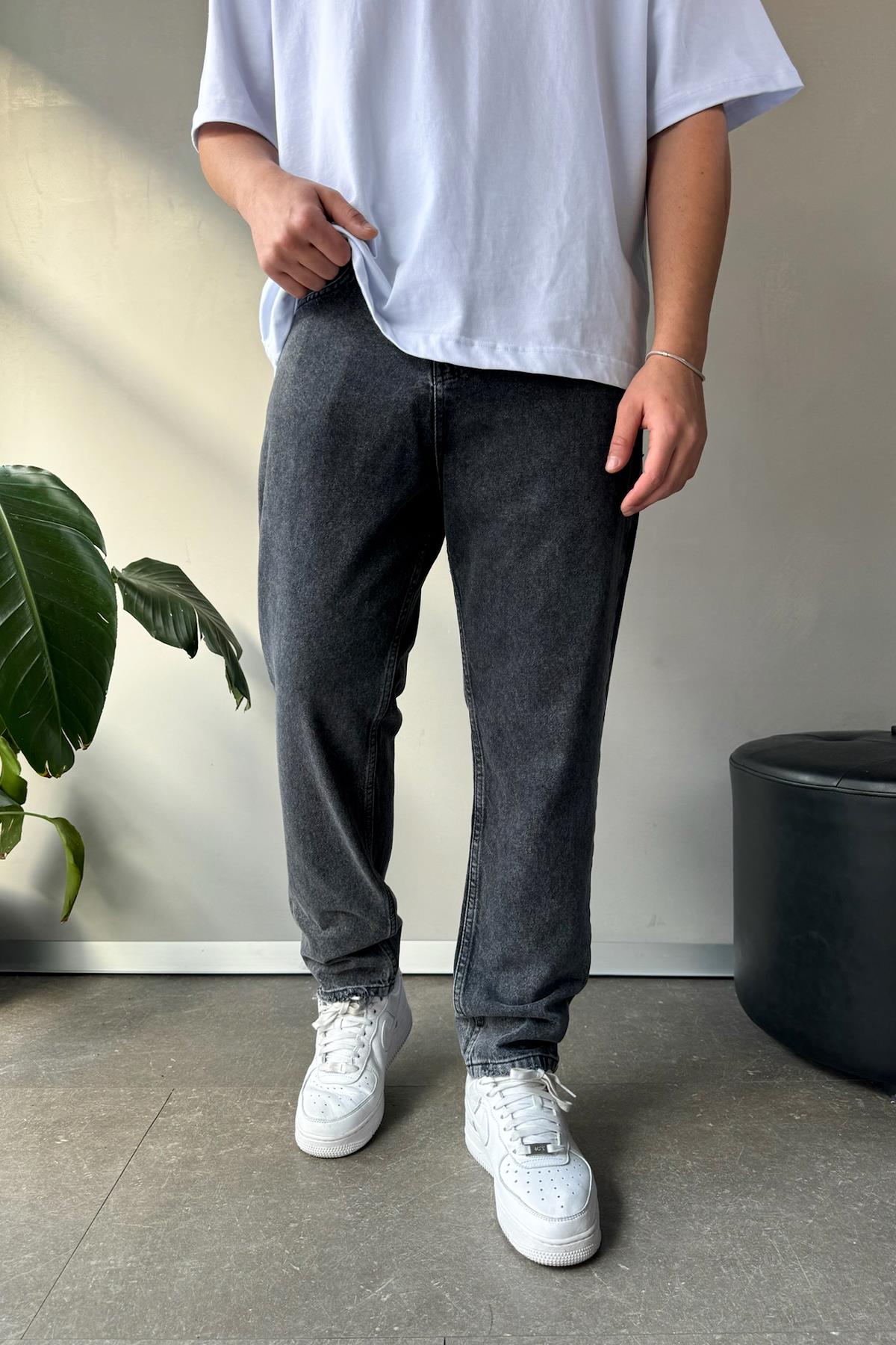 Eskitme Model Basic Antrasit Regular Jean