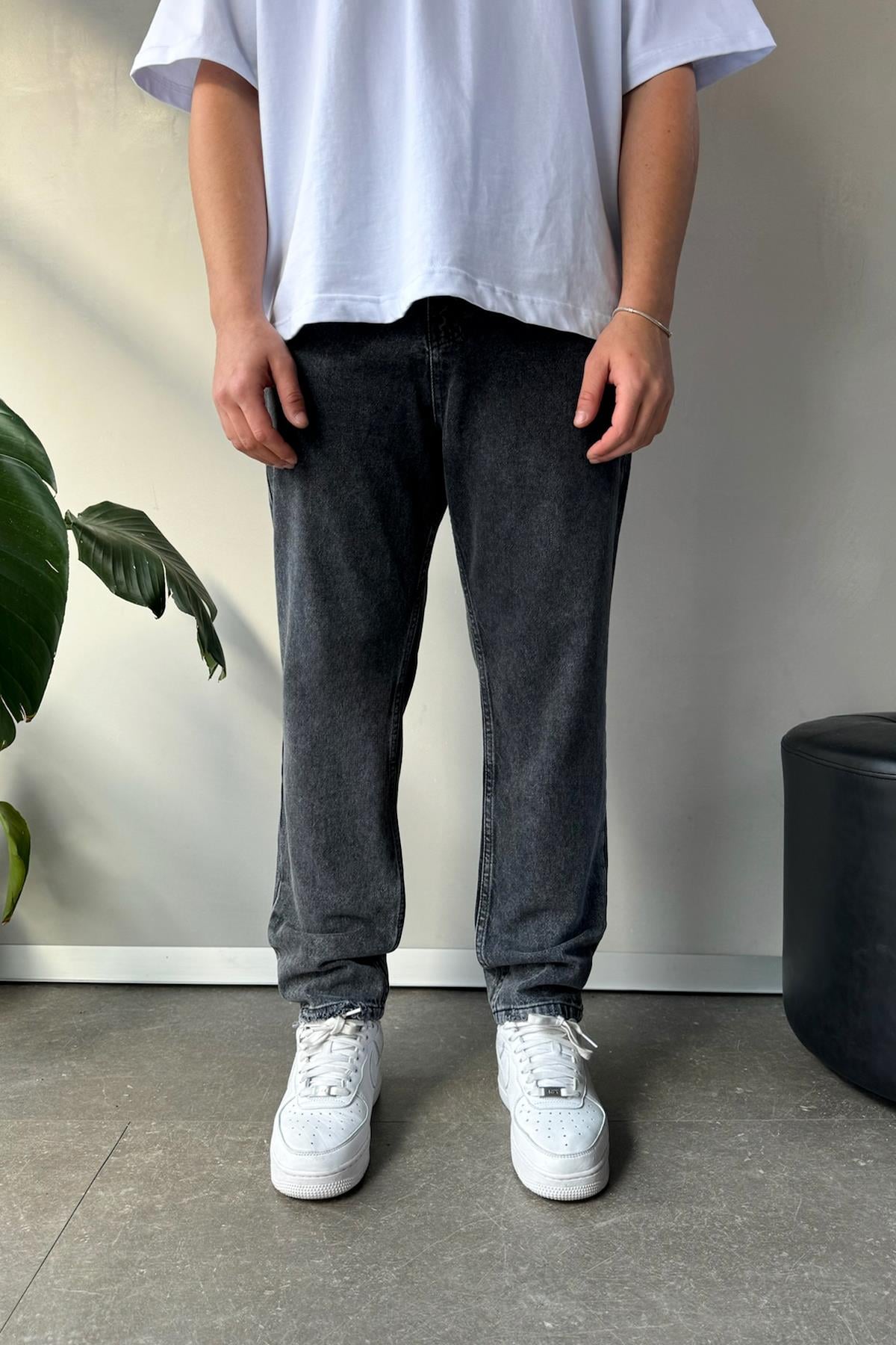 Eskitme Model Basic Antrasit Regular Jean