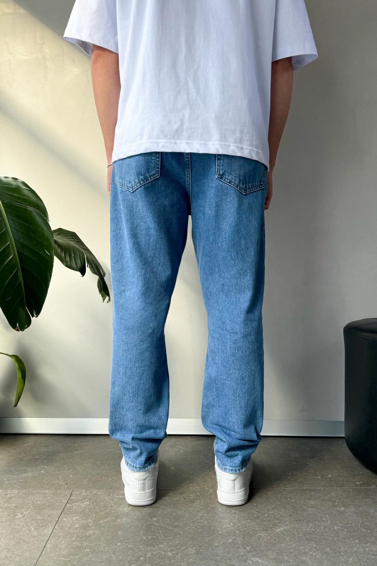 Eskitme Model Basic Mavi Regular Jean
