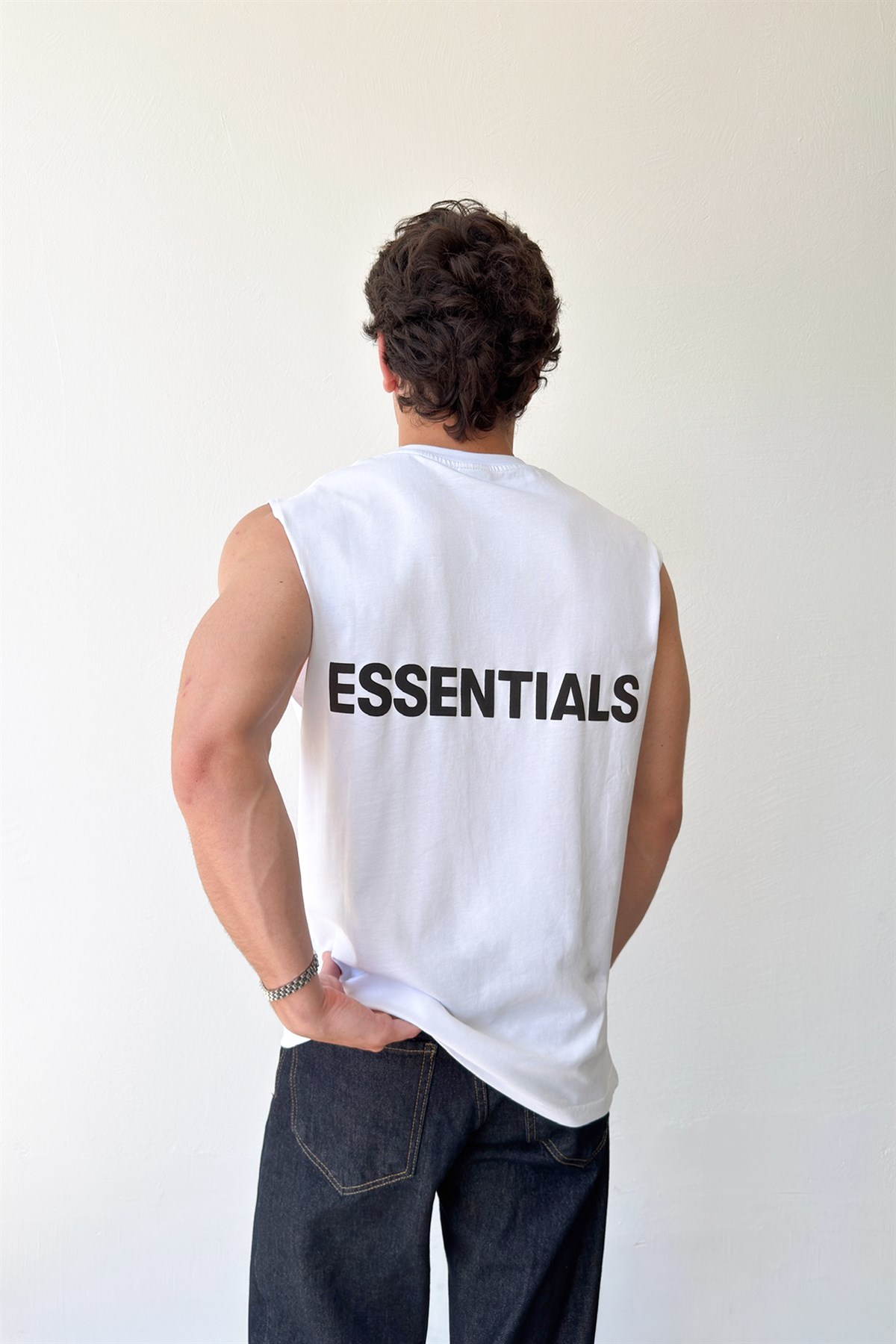 Essentials Baskılı Kısa Kollu Tişört