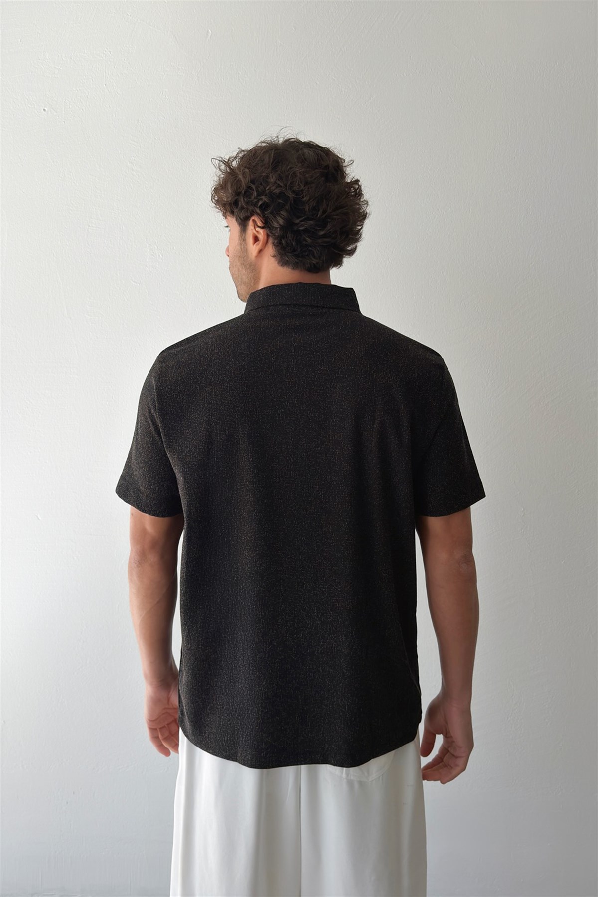 Fermuarlı Dokuma Tişört