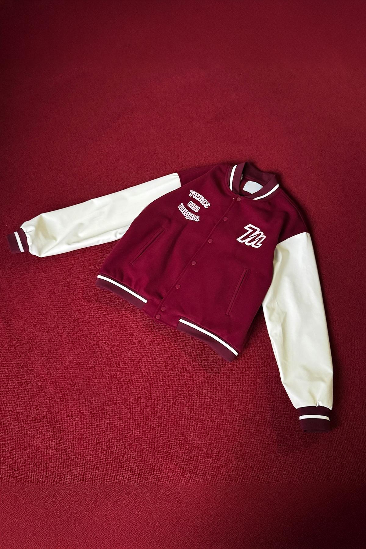 Fierce Baskılı Kolej Ceket