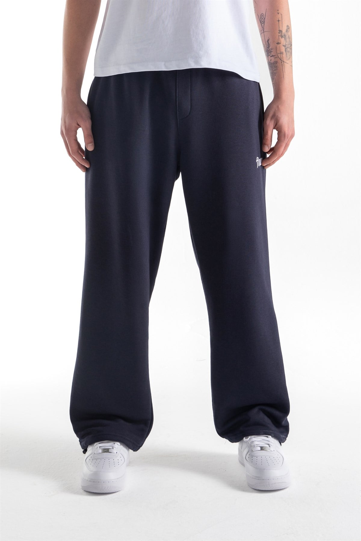 Flaw Atelier Lacivert Baggy Eşofman Altı