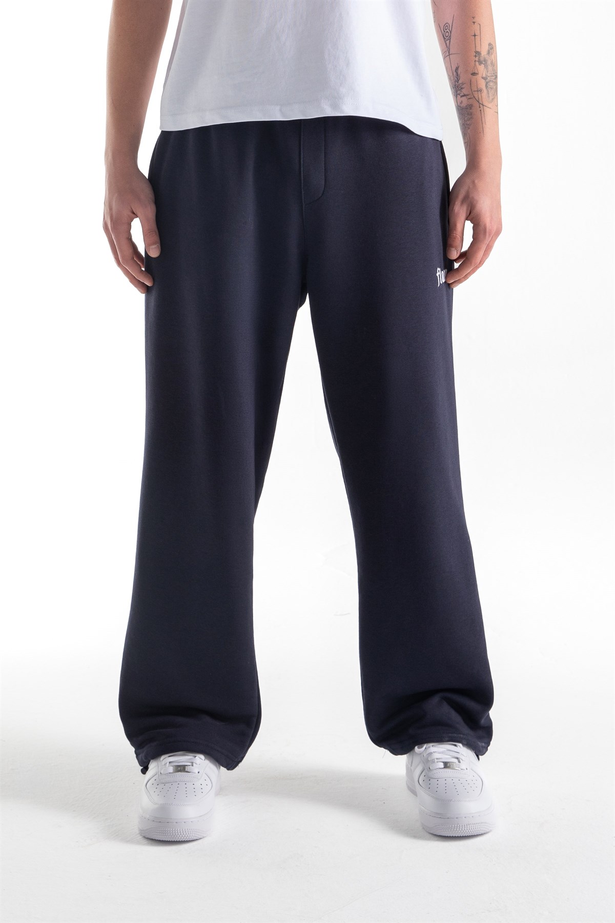 Flaw Atelier Lacivert Baggy Eşofman Altı
