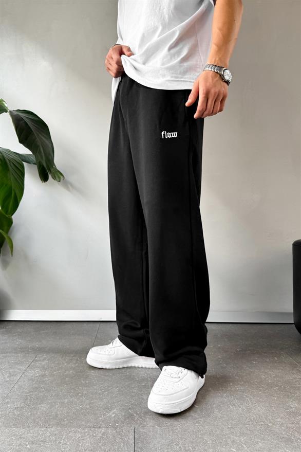 Flaw Atelier Siyah Baggy Eşofman Altı