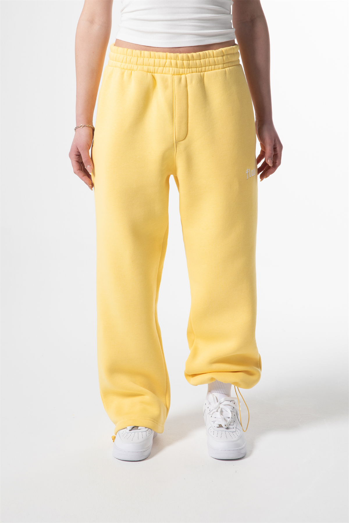 Flaw Atelier Sarı Baggy Eşofman Altı