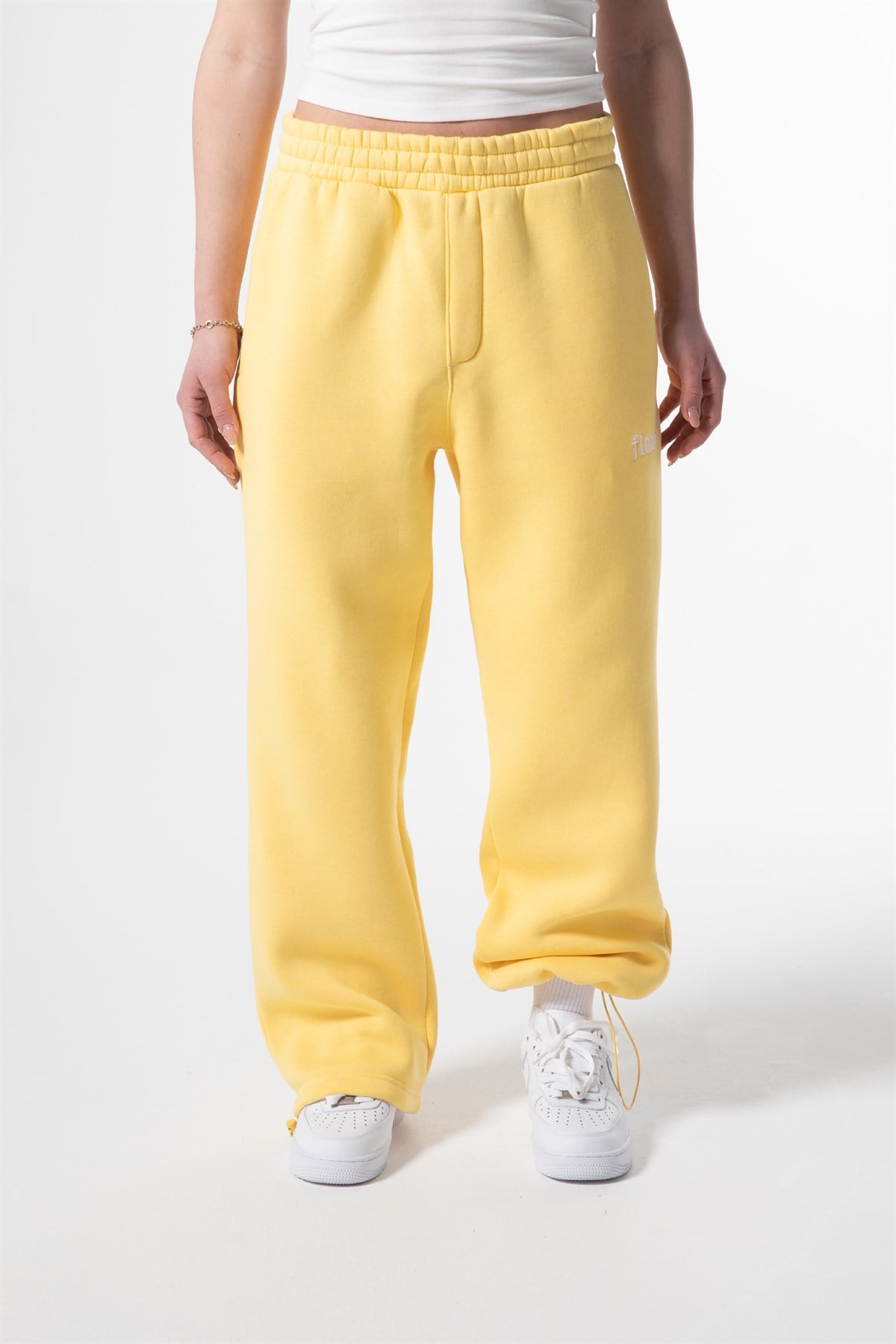 Flaw Atelier Sarı Baggy Eşofman Altı