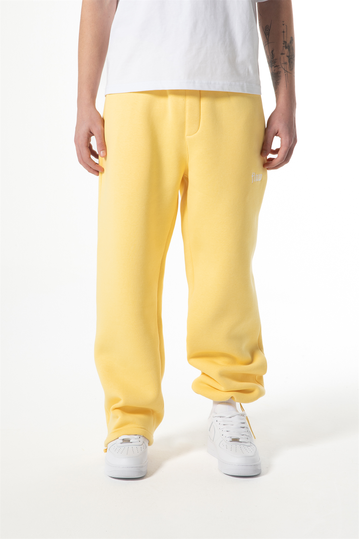 Flaw Atelier Sarı Baggy Eşofman Altı