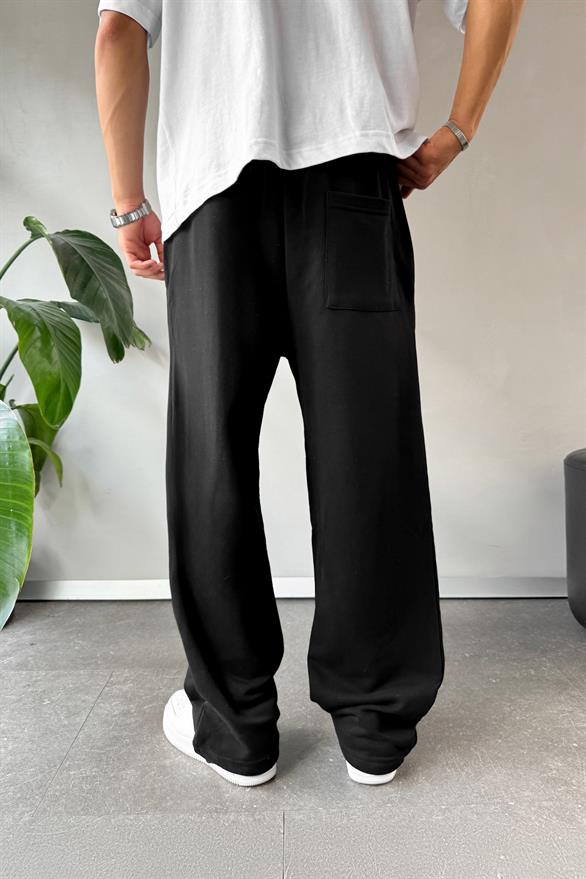 Flaw Atelier Siyah Baggy Eşofman Altı