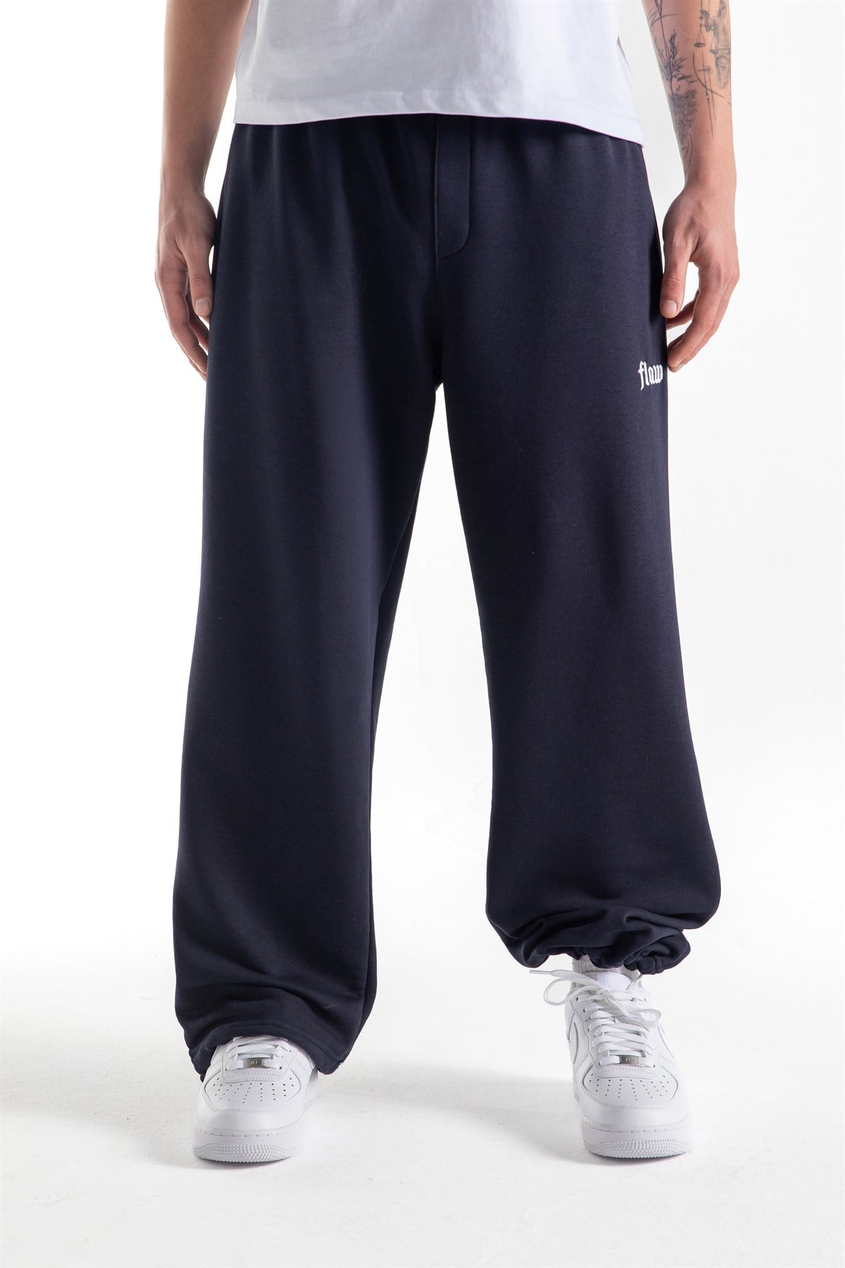 Flaw Atelier Lacivert Baggy Eşofman Altı
