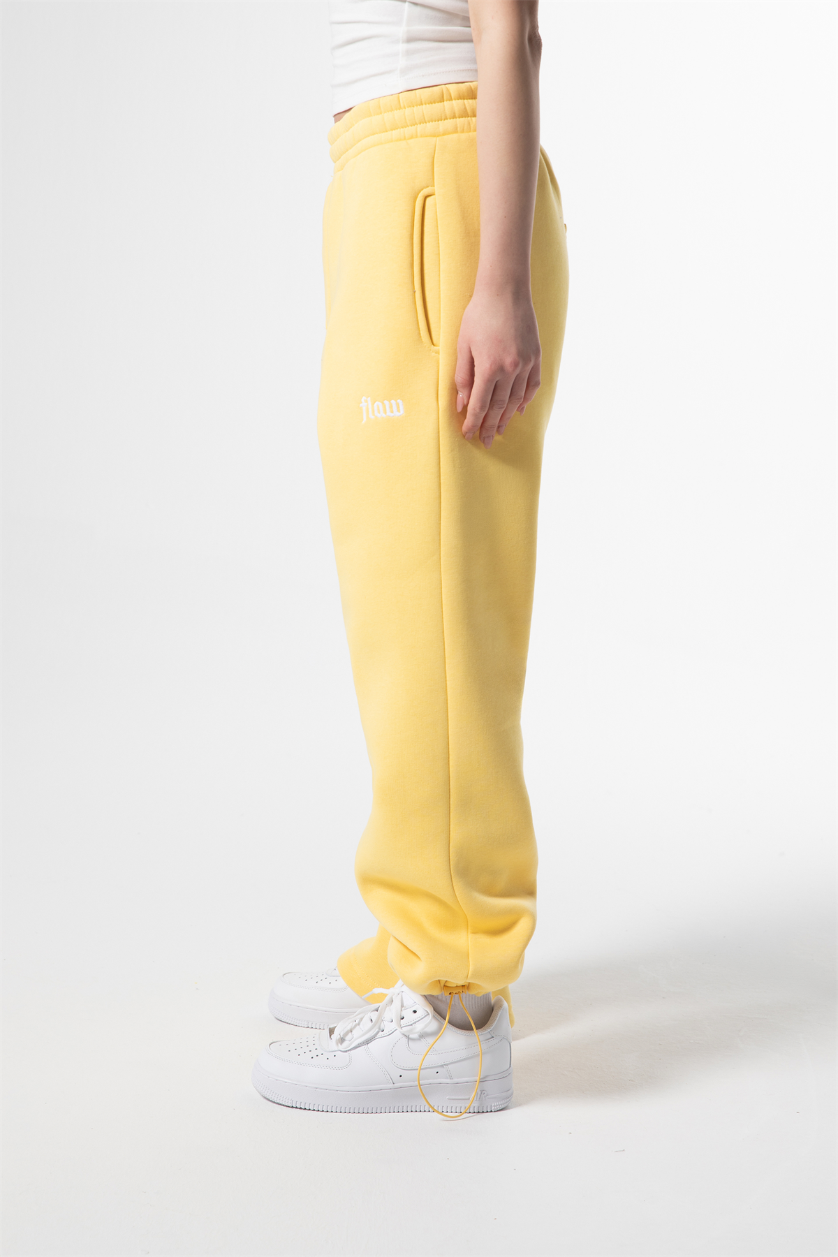 Flaw Atelier Sarı Baggy Eşofman Altı