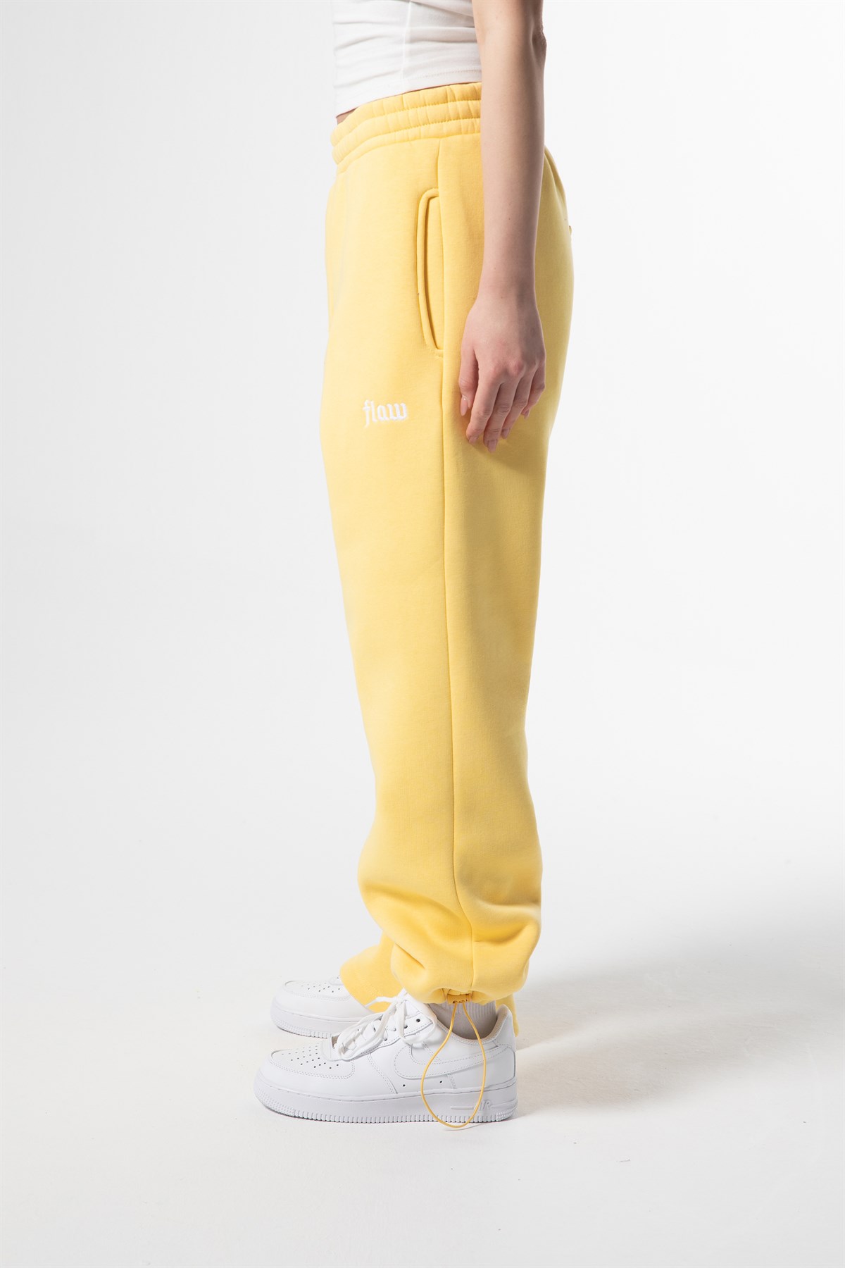 Flaw Atelier Sarı Baggy Eşofman Altı