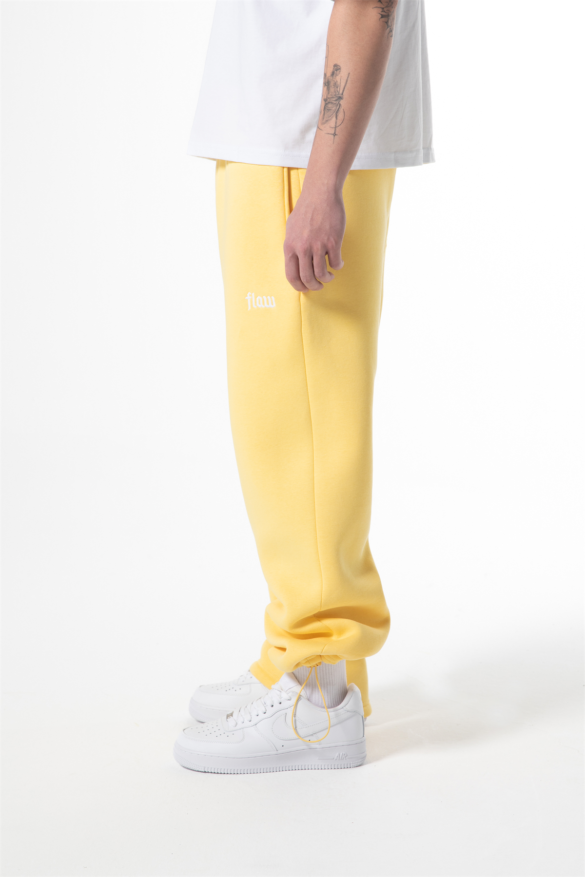 Flaw Atelier Sarı Baggy Eşofman Altı